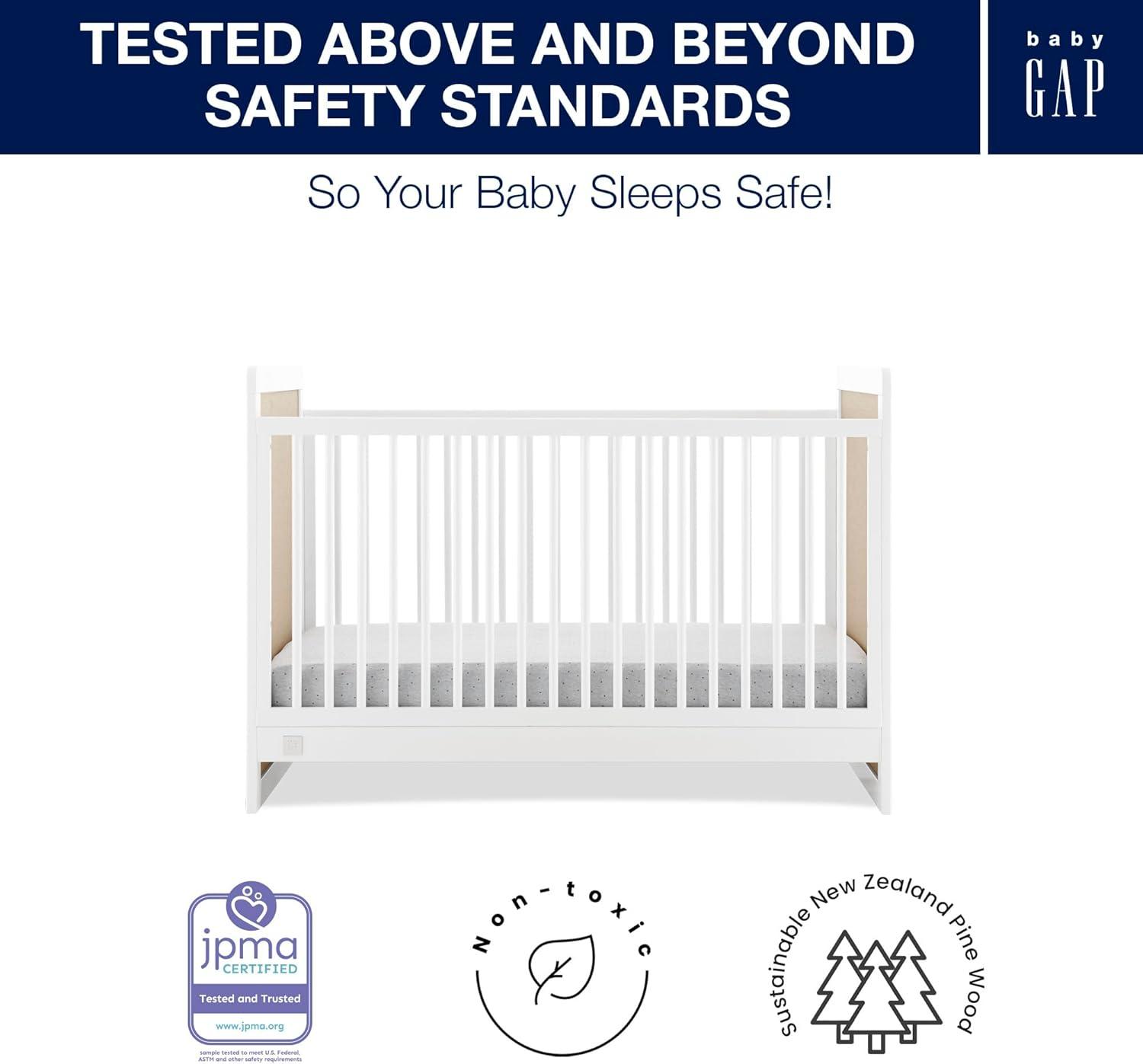 babyGap Liam 4-In-1 Convertible Crib - Greenguard Gold Certified
