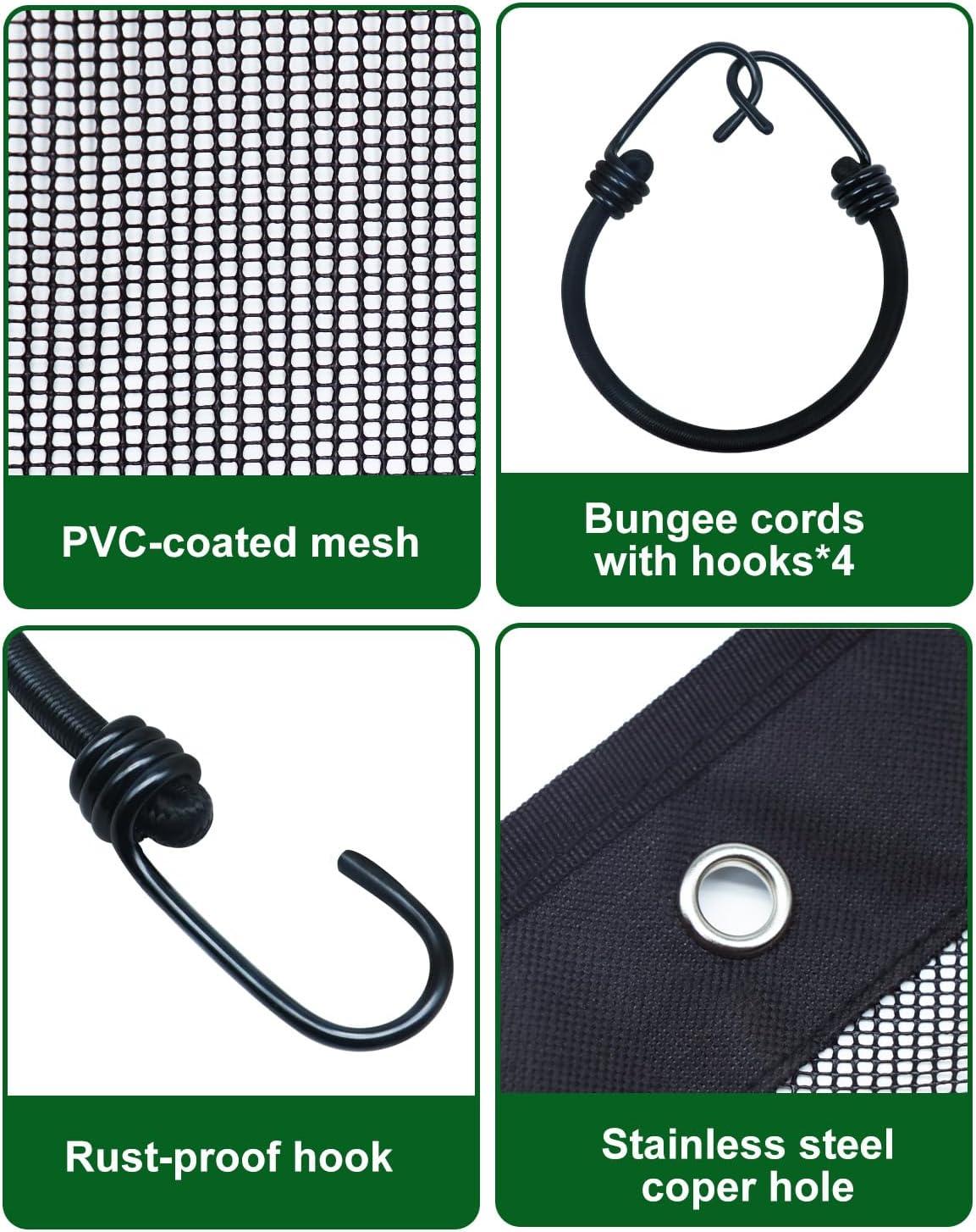 EEEkit 36x36" Air Conditioner Cover for Outside Units, Top Universal Mesh AC Cover for All Seasons