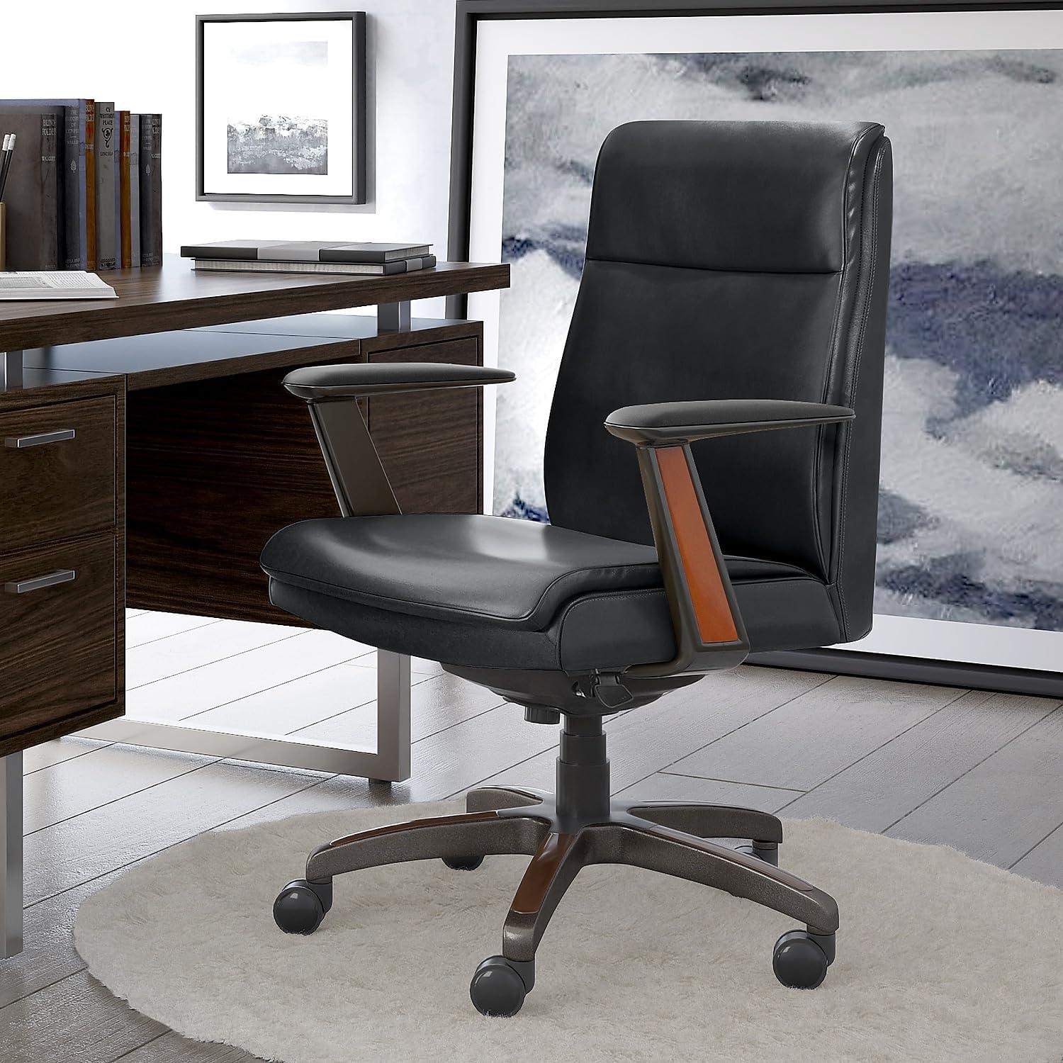 La-Z-Boy Dawson Ergonomic Modern Executive Office Chair with Adjustable High Back Lumbar Support