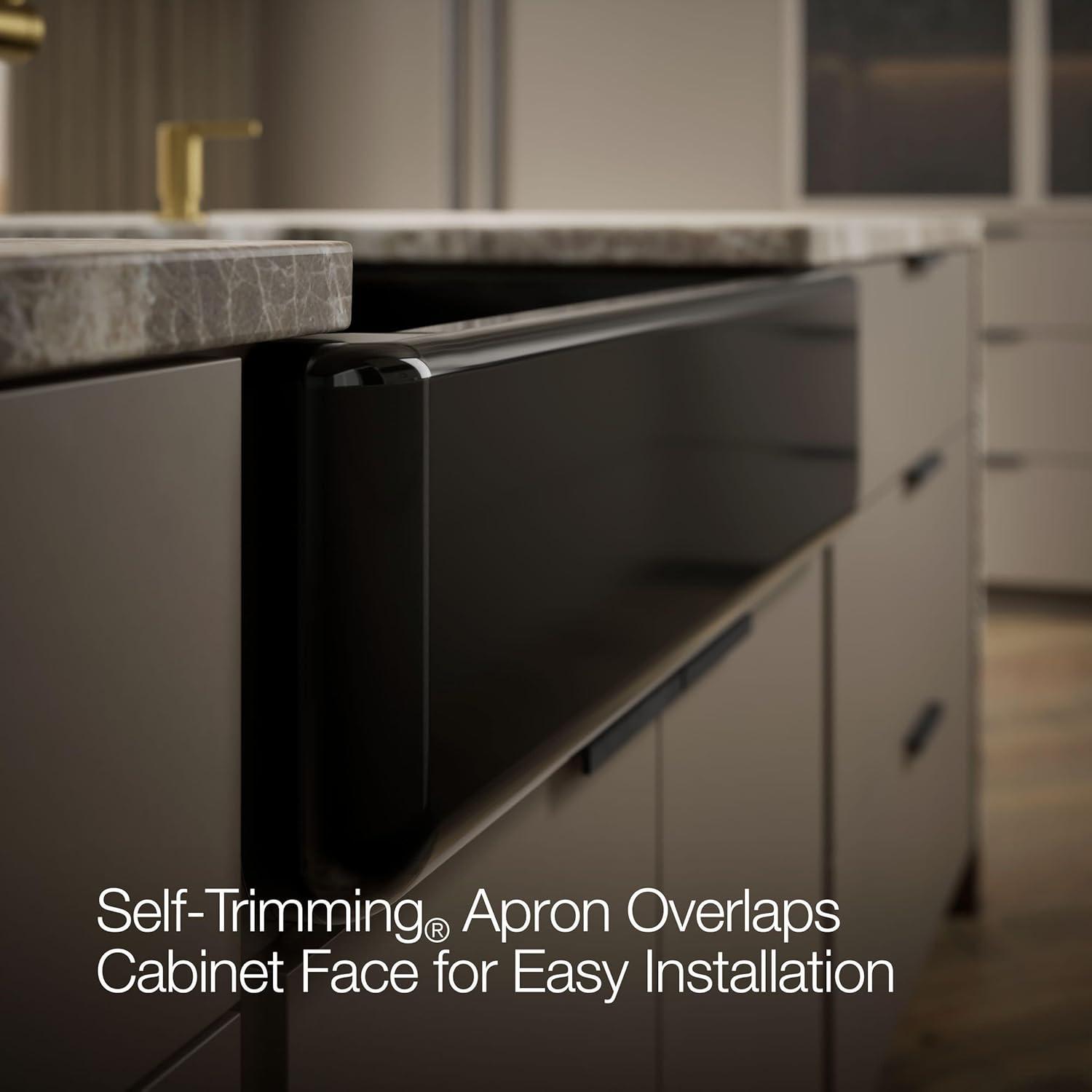 Whitehaven® Self-Trimming 36" L x 22" W Farmhouse Kitchen Sink