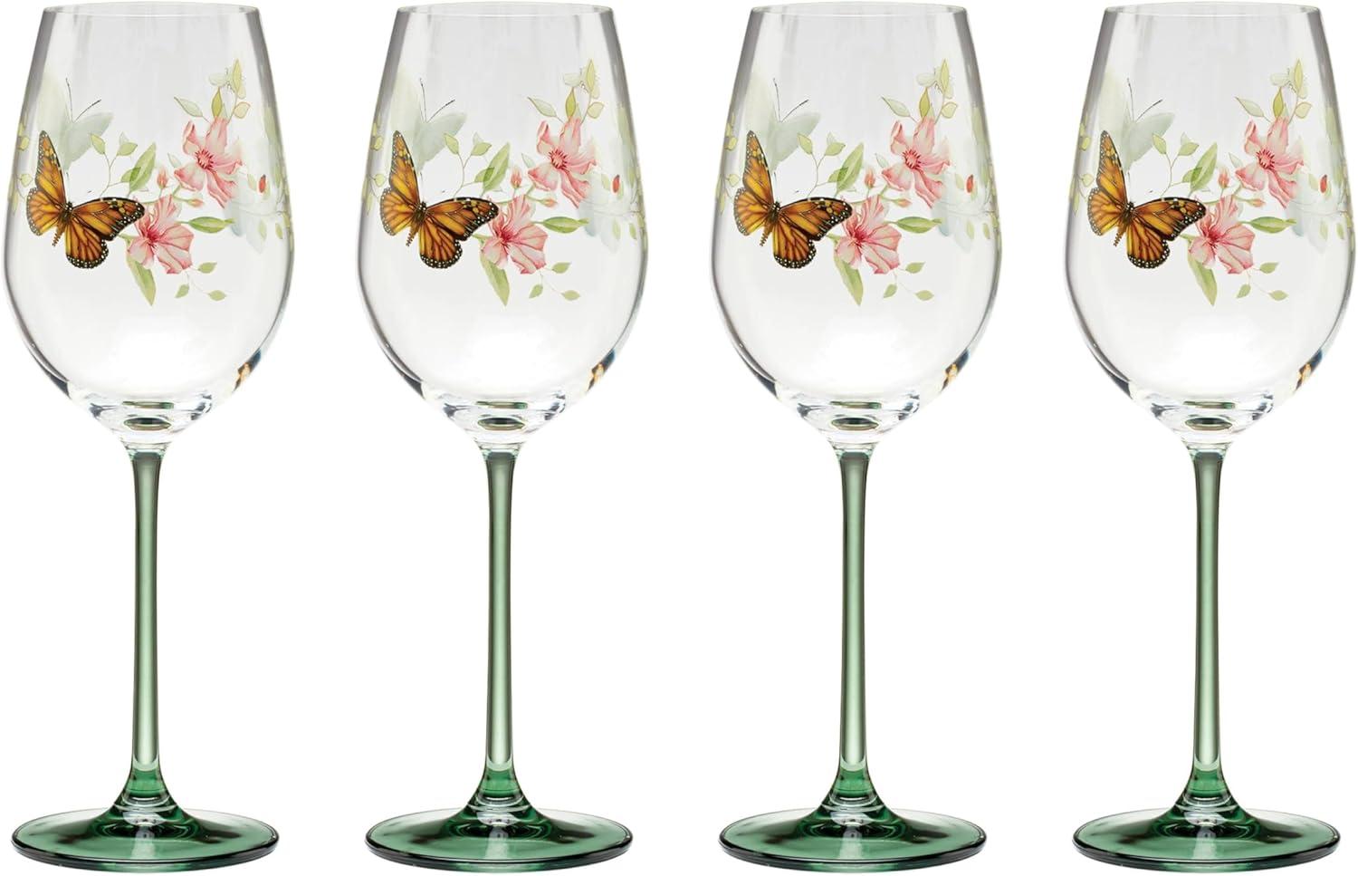 Lenox Lenox Butterfly Meadow Wine Glasses, Set Of 4 (Set of 4)