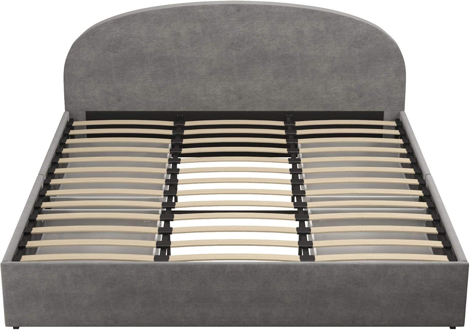 Moon Upholstered Platform Storage Bed