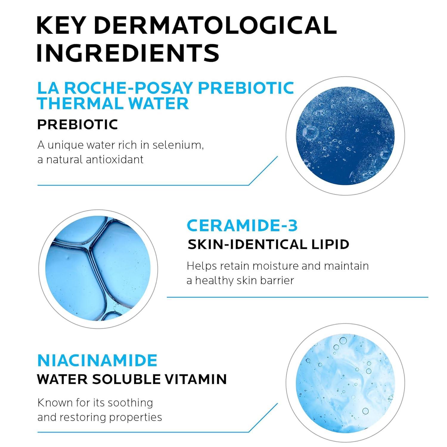 La Roche-Posay Travel Size Skin Care Set with Moisturizer and Cleanser