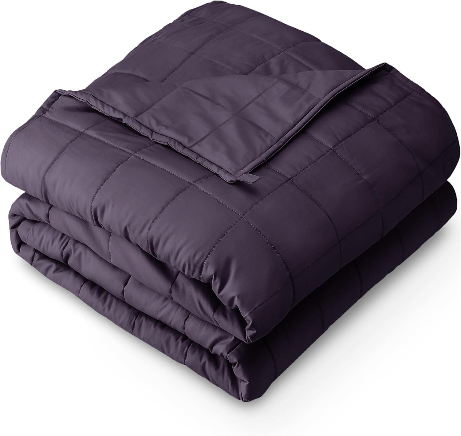 Bare Home Cotton Twill Weighted Blanket