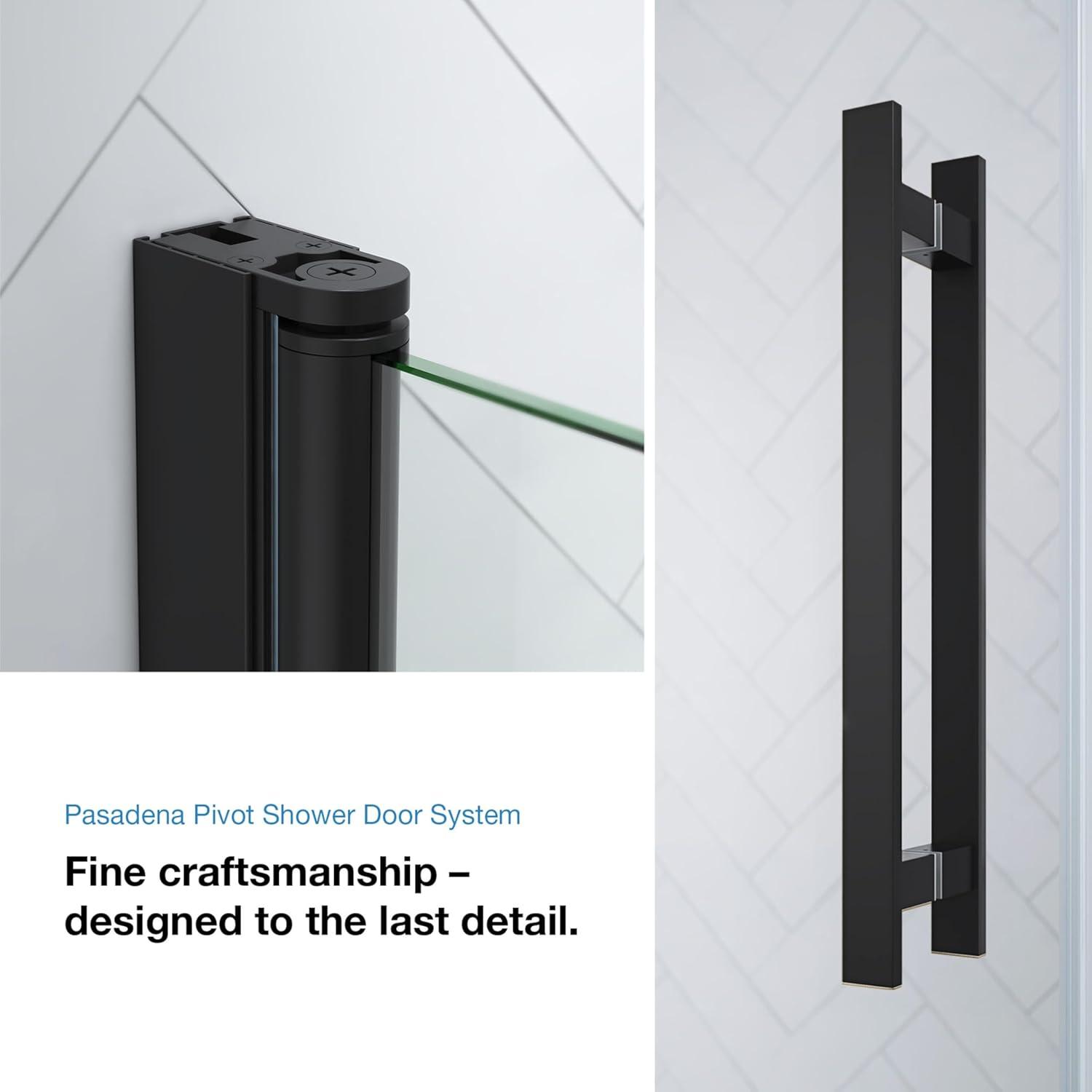 OVE Decors Pasadena 39 7/16 To 41 3/8 In. W X 72 In. H Alcove Frameless Pivot Shower Door