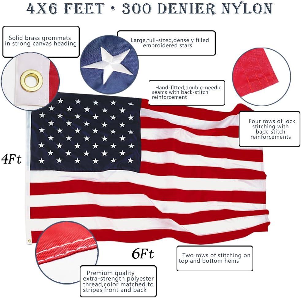 ANLEY Double Sided Nylon House Flag