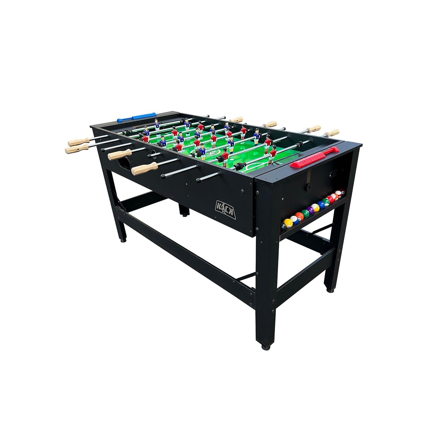 KICK Foosball Tables KICK Twain 48" 2-in-1 Swivel Multi Game Table - Billiards & Foosball-Home & Game Room Entertainment