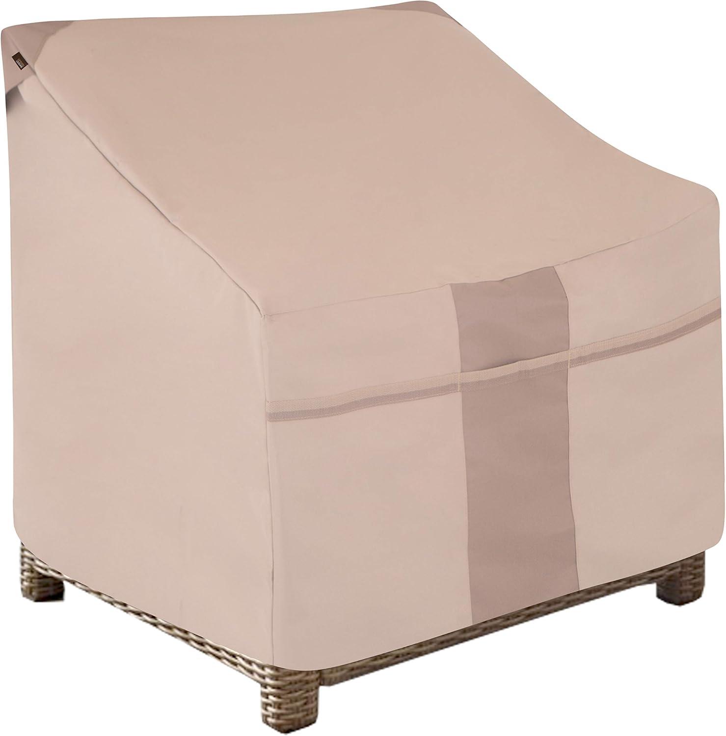 Modern Leisure Monterey Outdoor Deep Seat Patio Lounge Chair Cover, 38"L x 40"W x 31"H, Beige