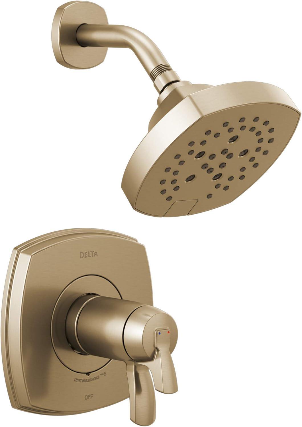 Stryke Thermostatic Shower Faucet Trim with Diverter and TempAssure