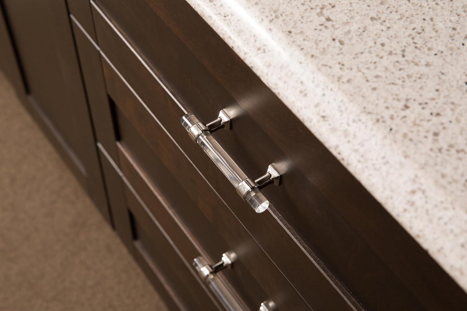 Crystal Palace Kitchen Handles, Solid Core Drawer Pulls for Cabinet Doors, 3-3/4"