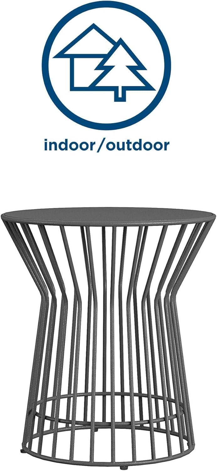 Roberta 20.08'' Metal Outdoor Side Table