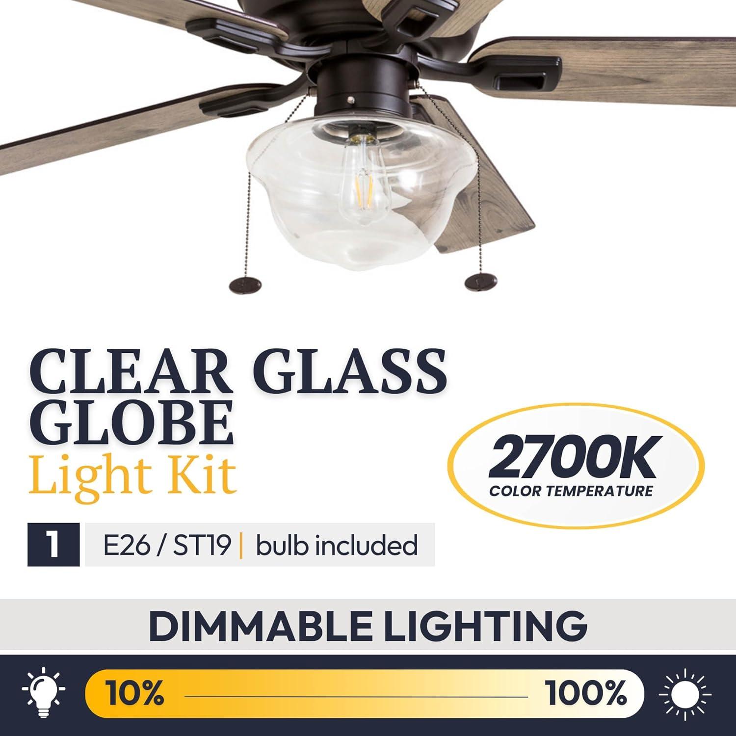 Prominence Home 52" Abner Indoor/Outdoor Bronze Ceiling Fan