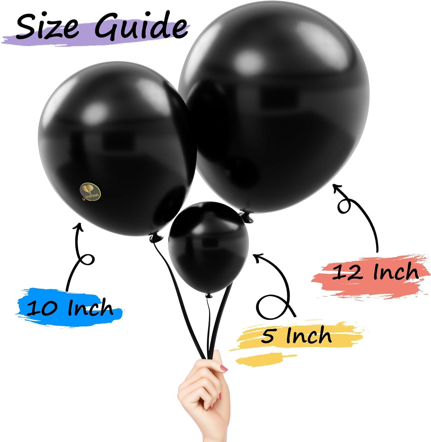 Matte White Balloons - 12 Inch Latex Balloons - 100 Pack