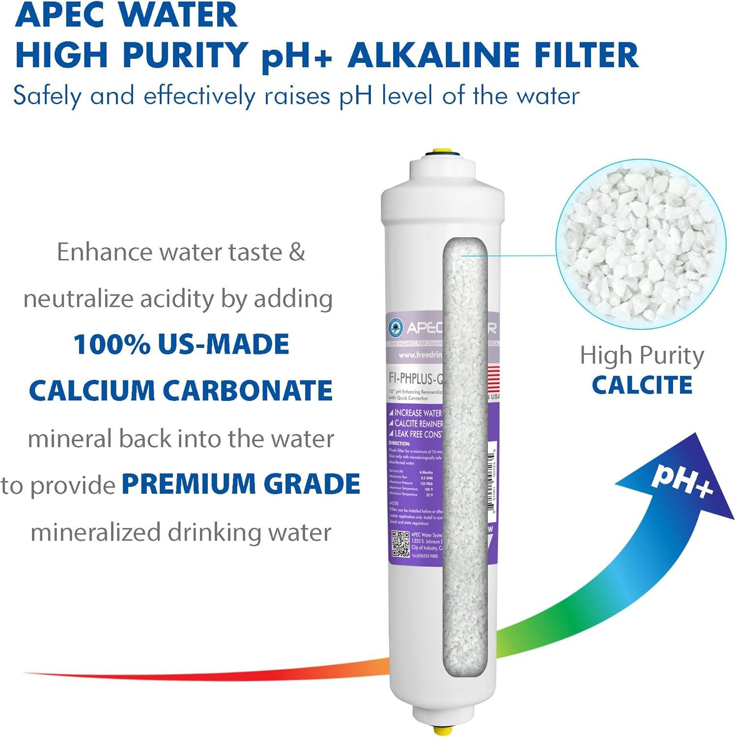 10" Alkaline High Purity Calcium Carbonate Water Filter