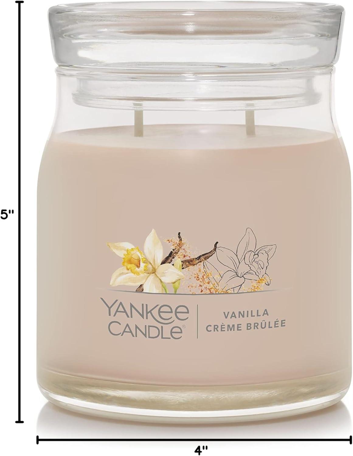 Signature Vanilla Crème Brulée Scented Jar Candle