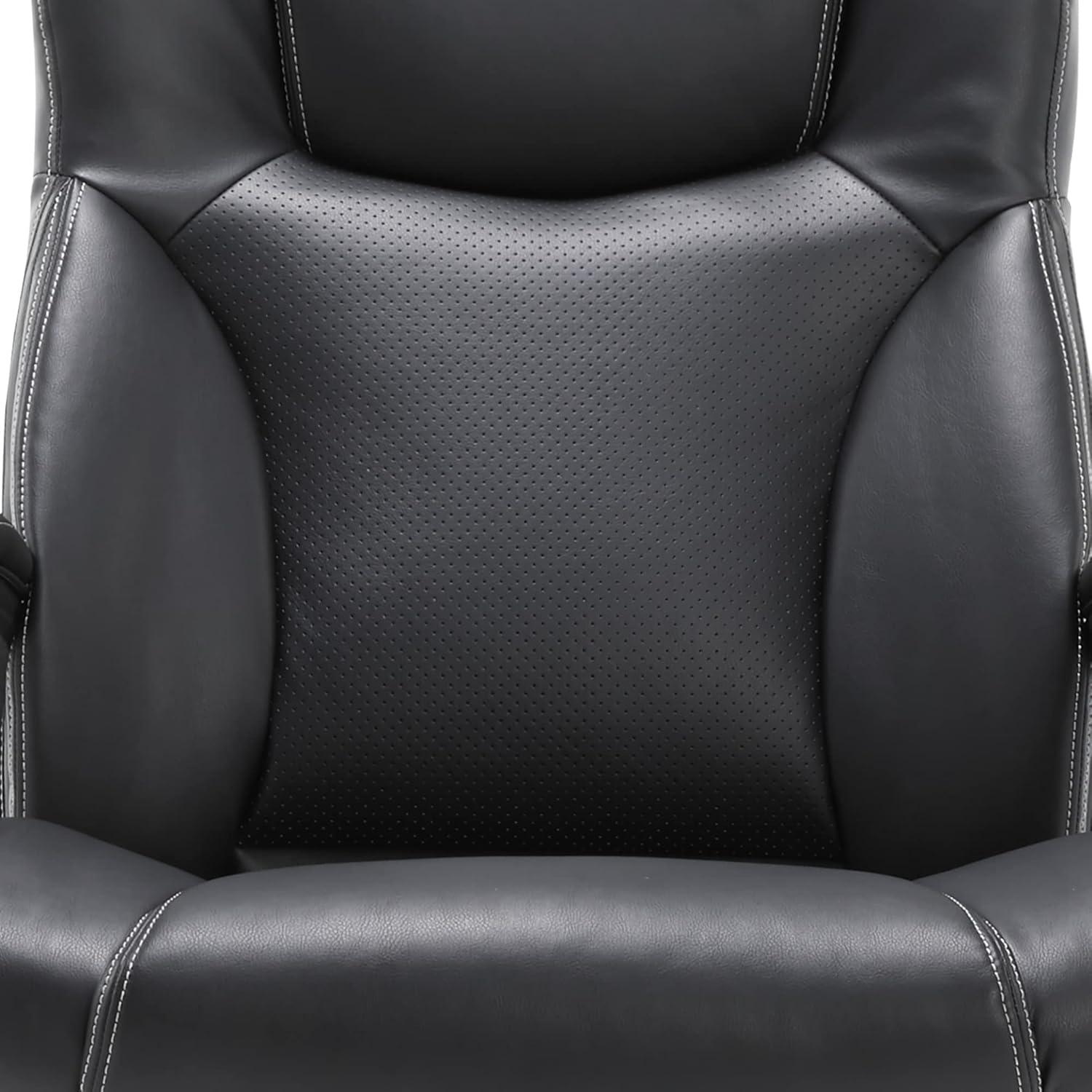 Serta Connor Ergonomic Executive Office Chair with Layered Body Pillows and Contoured Lumbar