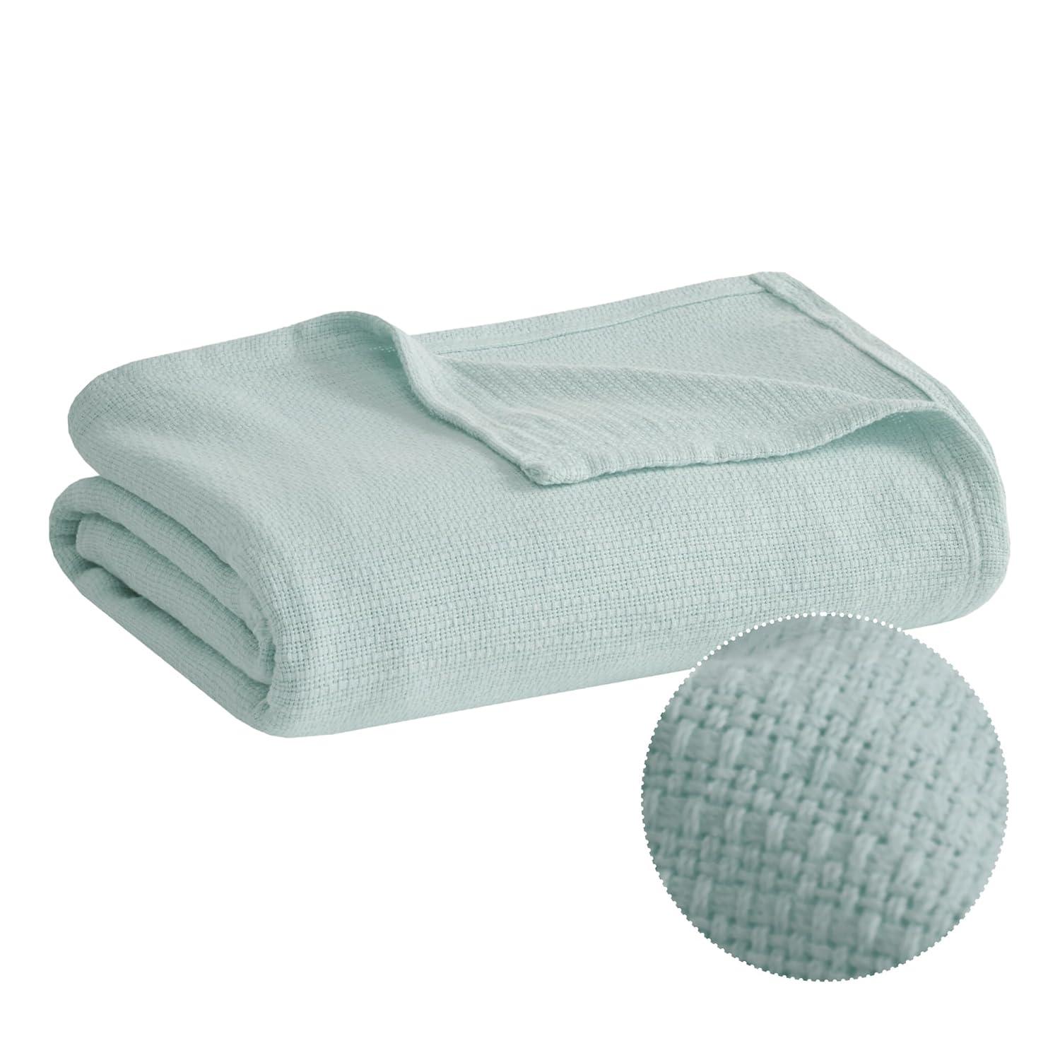 Freshspun Basketweave Cotton Blanket