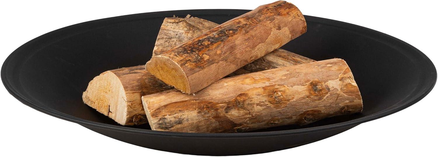 Pure Garden Fire Bowl - 24in Firepit Insert for DIY Fire Ring or Replacement - High Temp Finish Fire Pit Bowl - Fire Pits for Outside Wood Burning by Pure Garden