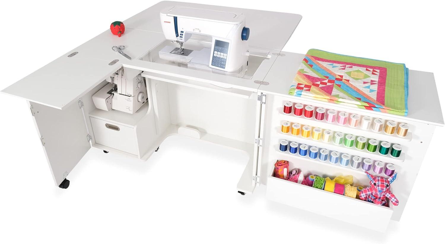 Arrow Sewing Wallaby Sewing Cabinet with Hydraulic Machine Lift by Kangaroo Sewing Furniture