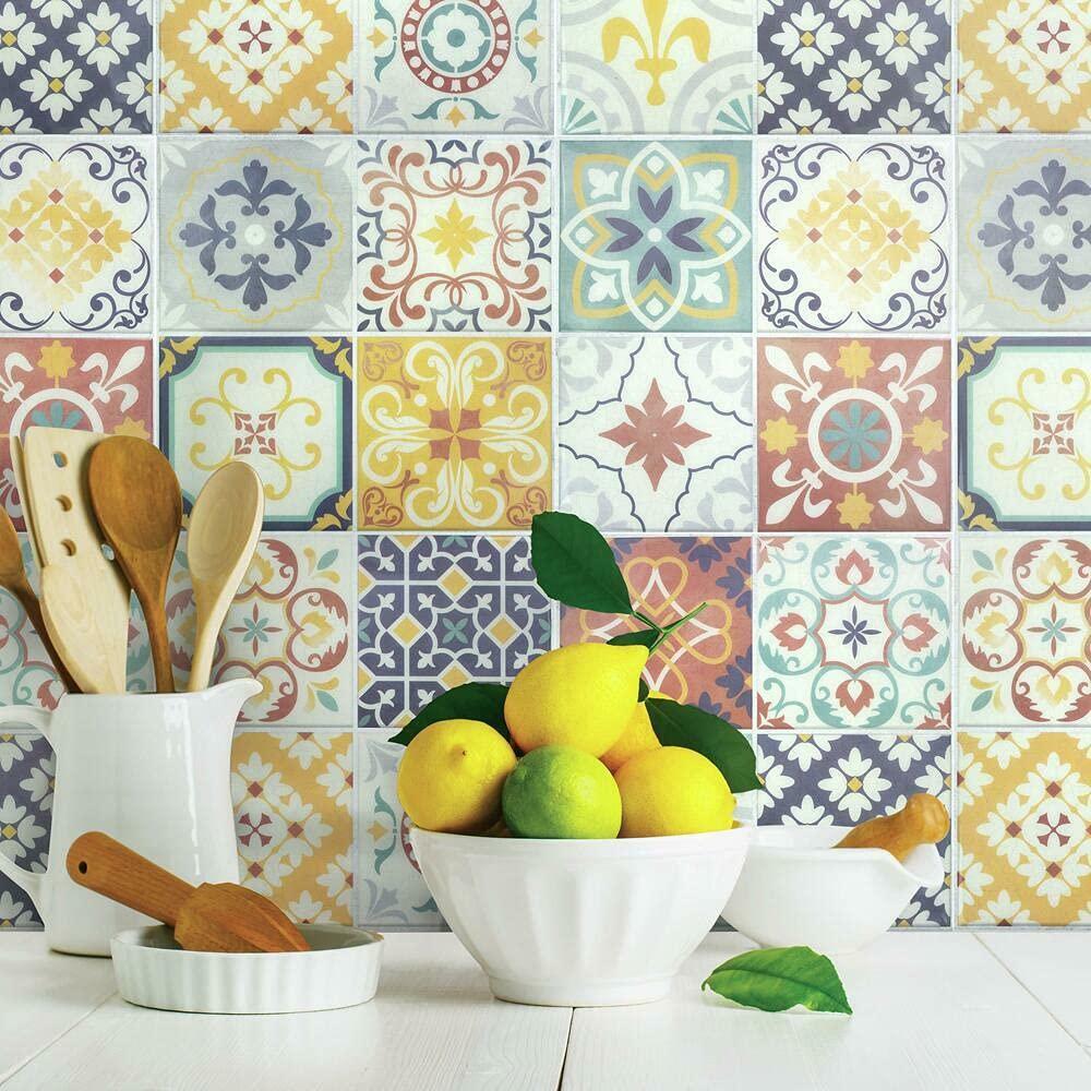 10.5'' W x 10.5'' L PVC Peel and Stick Field Tile