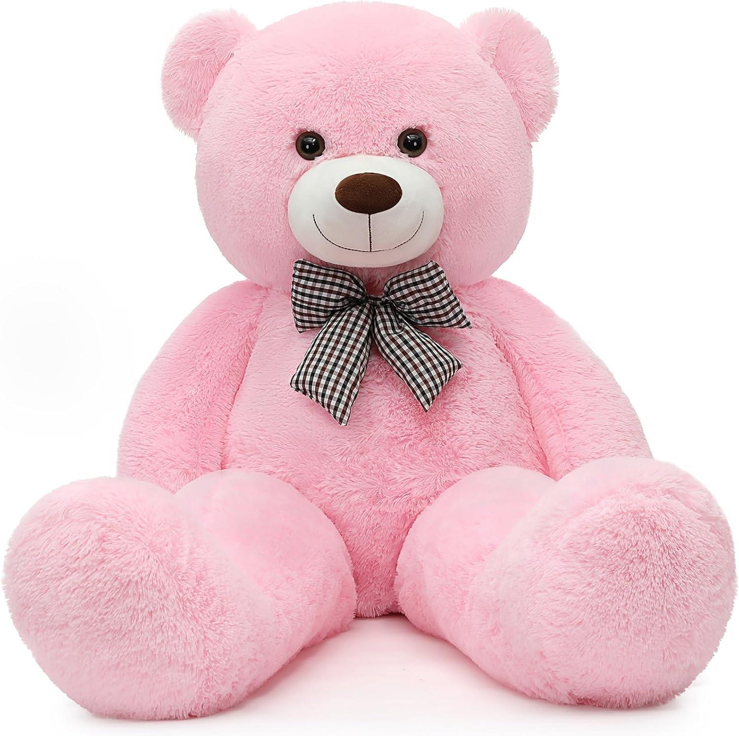 MorisMos Giant Teddy Bear 4ft Stuffed Animal Soft Big Bear Plush Toy