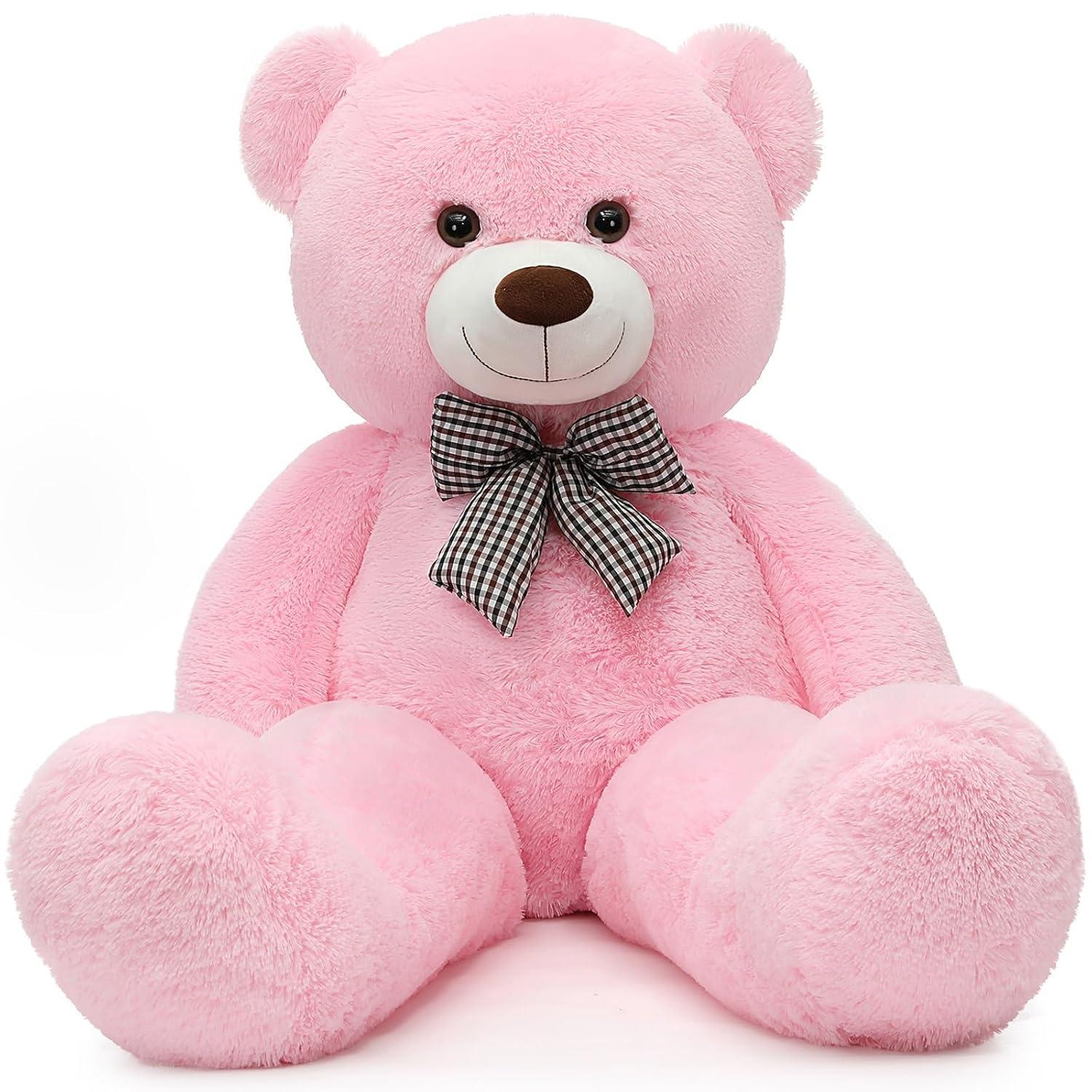 MorisMos Giant Teddy Bear 4ft Stuffed Animal Soft Big Bear Plush Toy