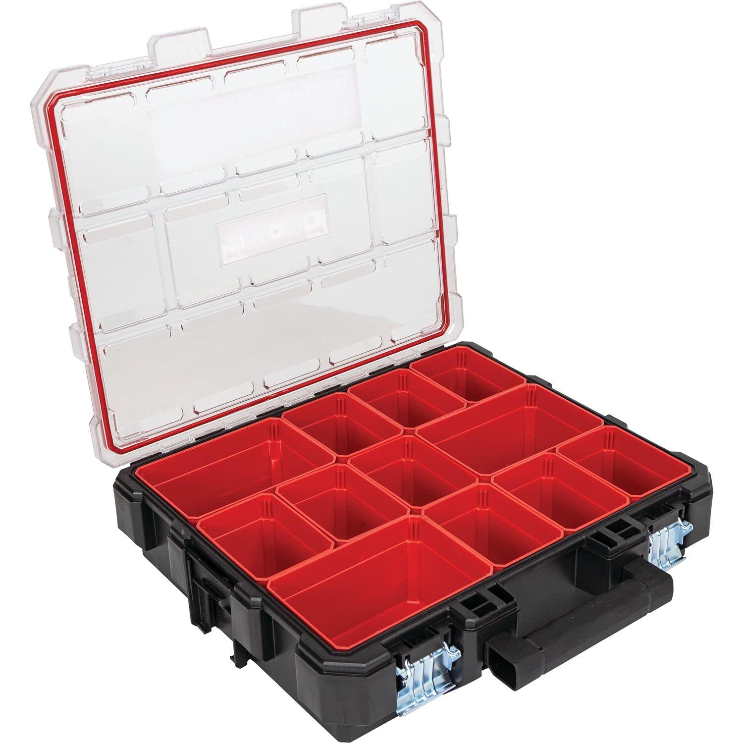 CRAFTSMAN Pro Organizers 12-Compartment Plastic Small Parts Organizer