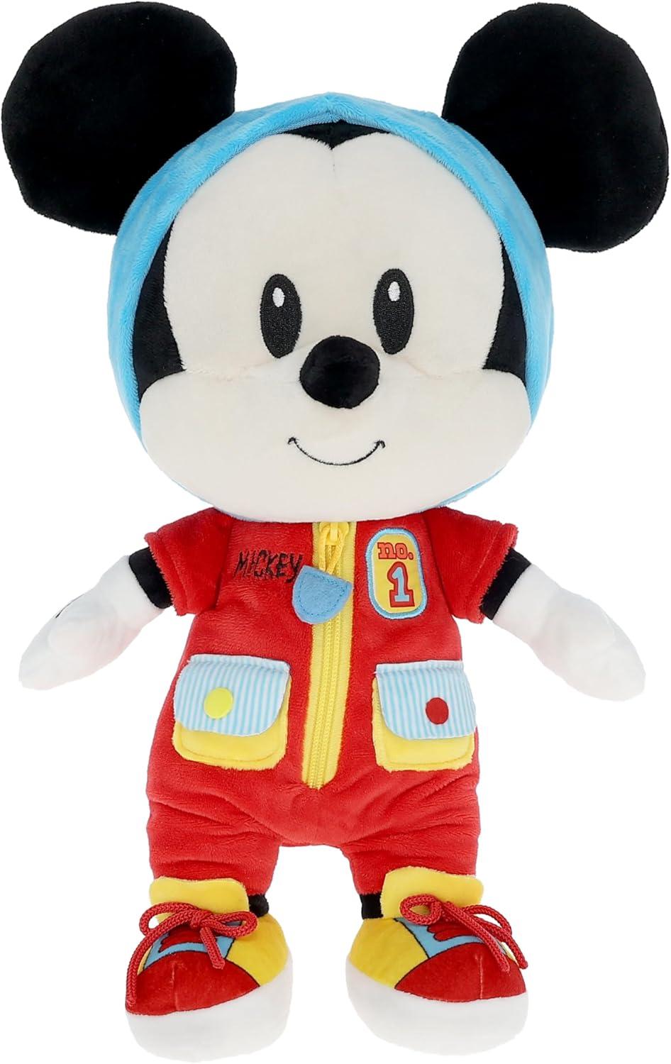 Disney Baby Mickey Mouse 16" Inch Dress and Play Stuffed Animal Plush Toy