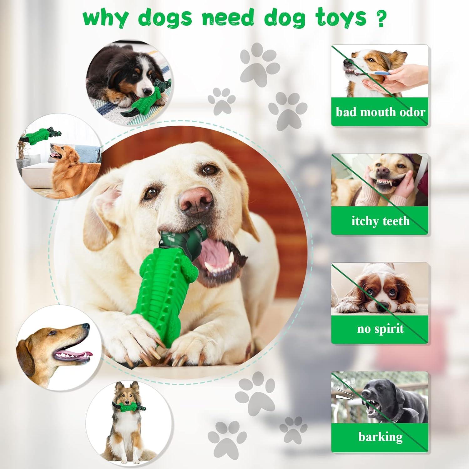 Pet Deluxe Dog Chew Toys for Aggressive Chewers Tough Dog Toys for Large Dogs Indestructible Dog Toys Heavy Duty Dog Toys for Small Medium Large Dogs Breed