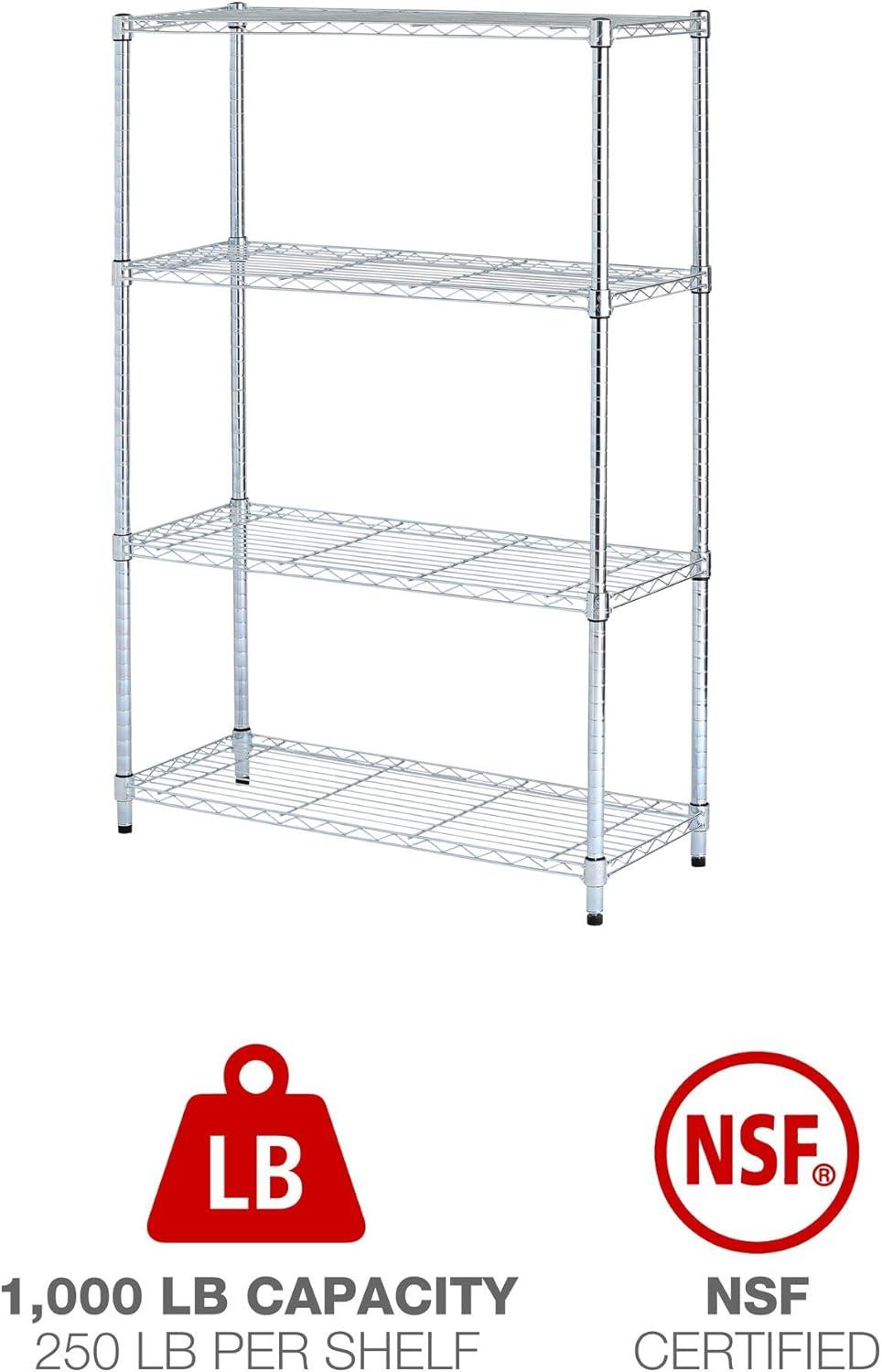 Residential 36'' W Steel Shelving Unit