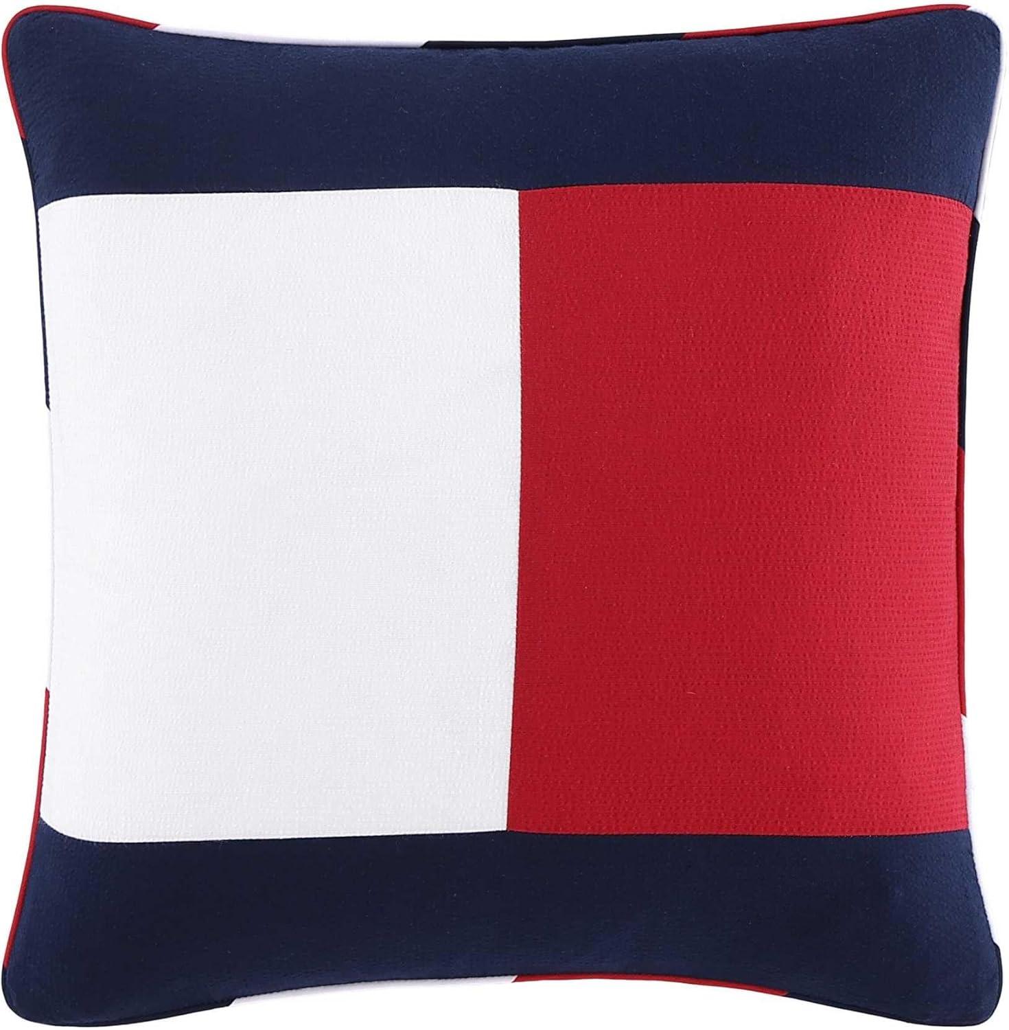 Tommy Hilfiger Flag Navy Throw Pillow | Wayfair
