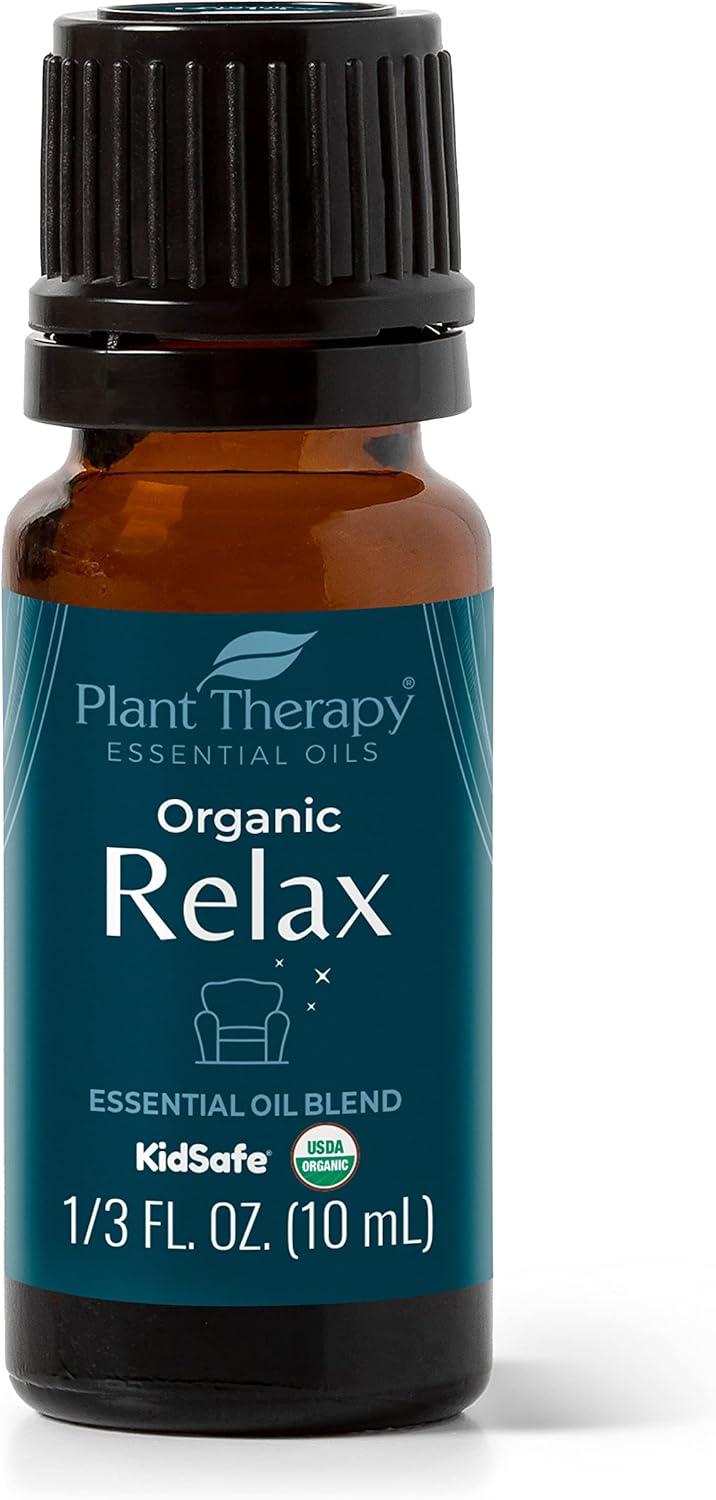 Organic Relax Essential Oil Blend for Sleep and Stress 10 mL