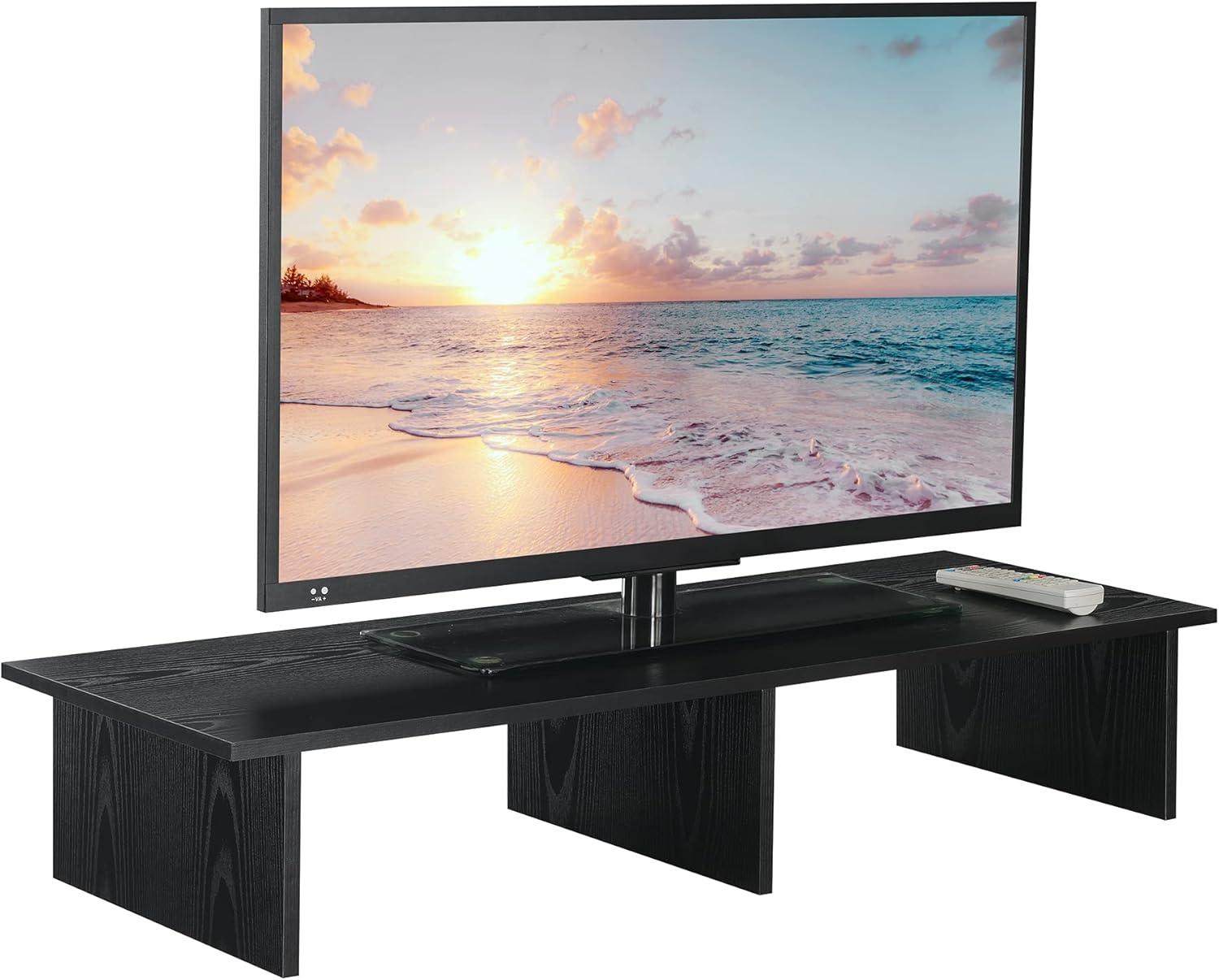 Convenience Concepts Designs2Go Small TV/Monitor Riser for TVs up to 26 inches, Barnwood