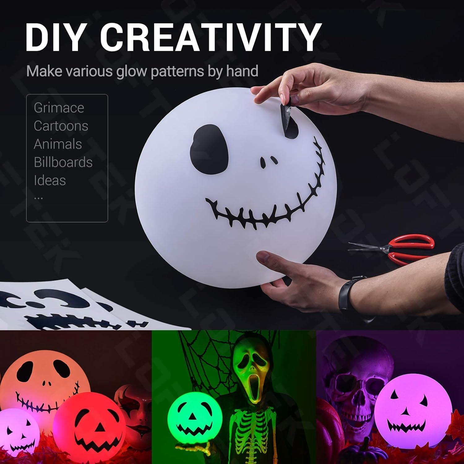 LOFTEK 12-inch LED Dimmable Light Ball: Waterproof Floating Pool Lights with Remote, 16 Colors Sphere Night Light, Cordless & Fast Chargeable, Sensory Toys for Kids, Home, Party, Pool Decor