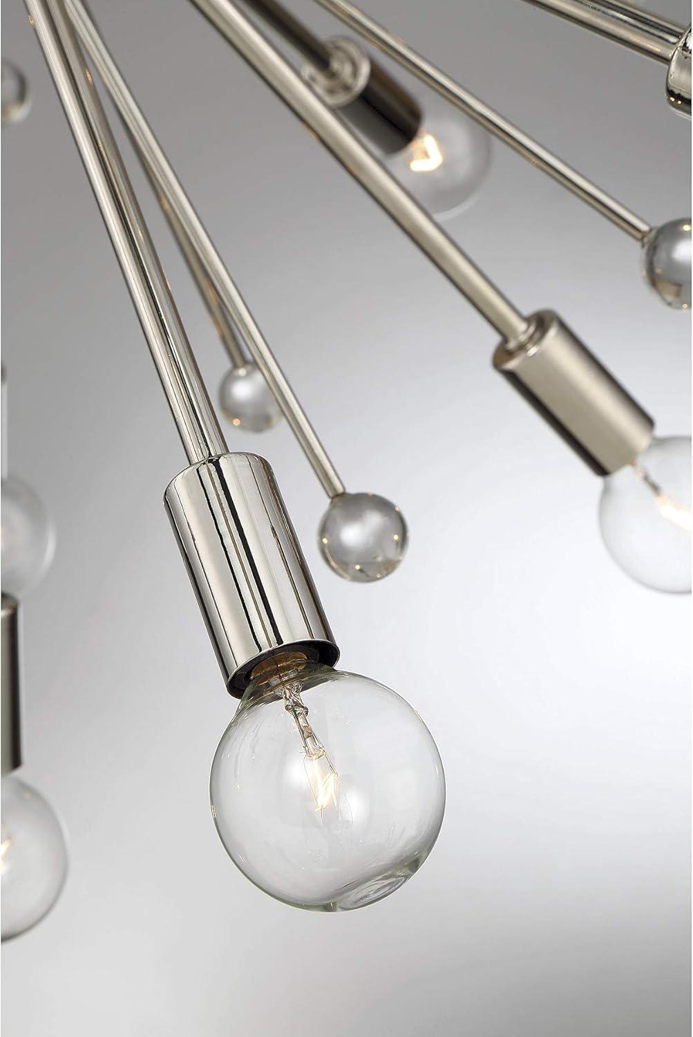 Savoy House Galea 24 - Light Chandelier in  Polished Nickel