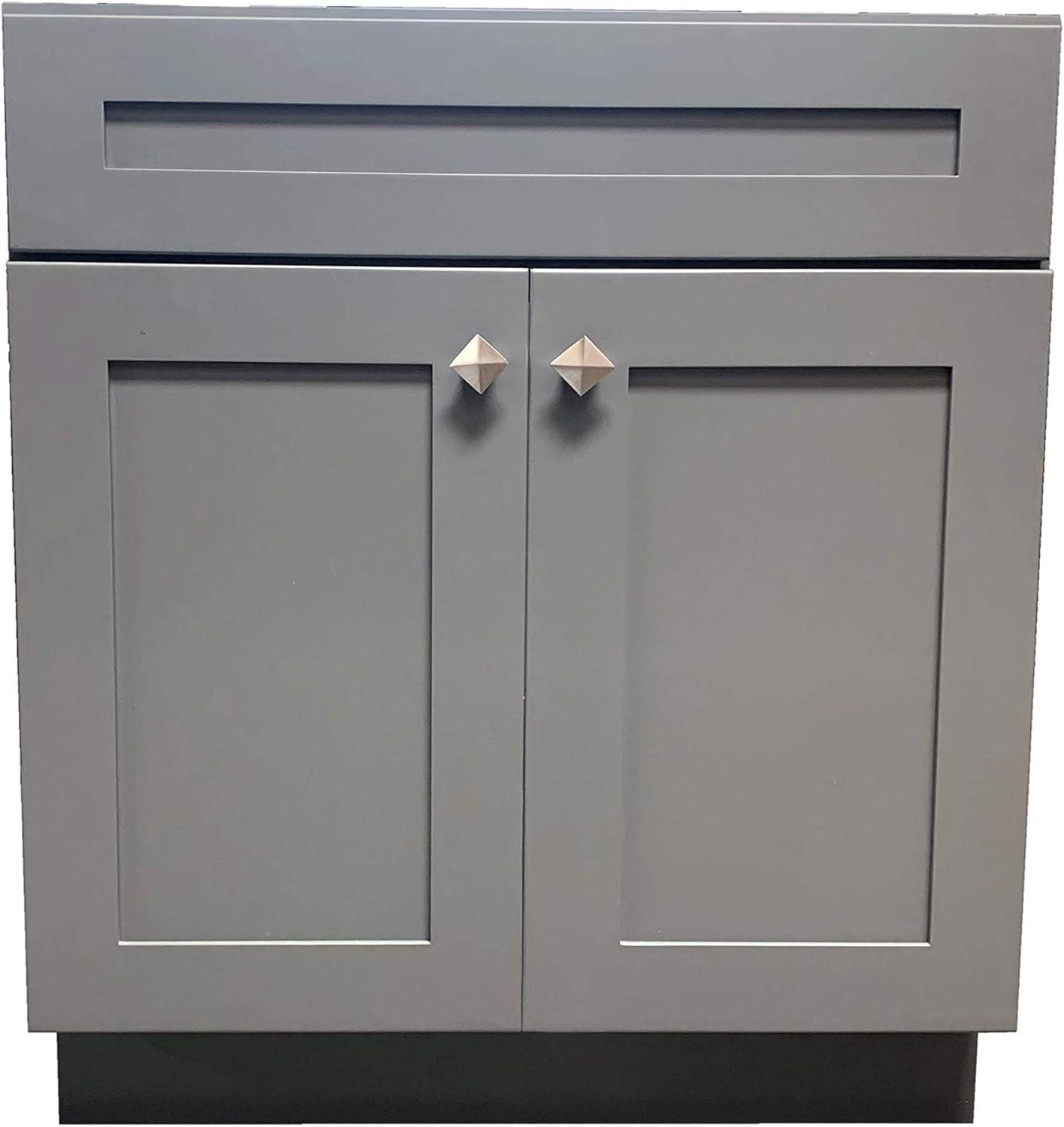 Niturra 36'' Single Bathroom Vanity Base Only in Gray