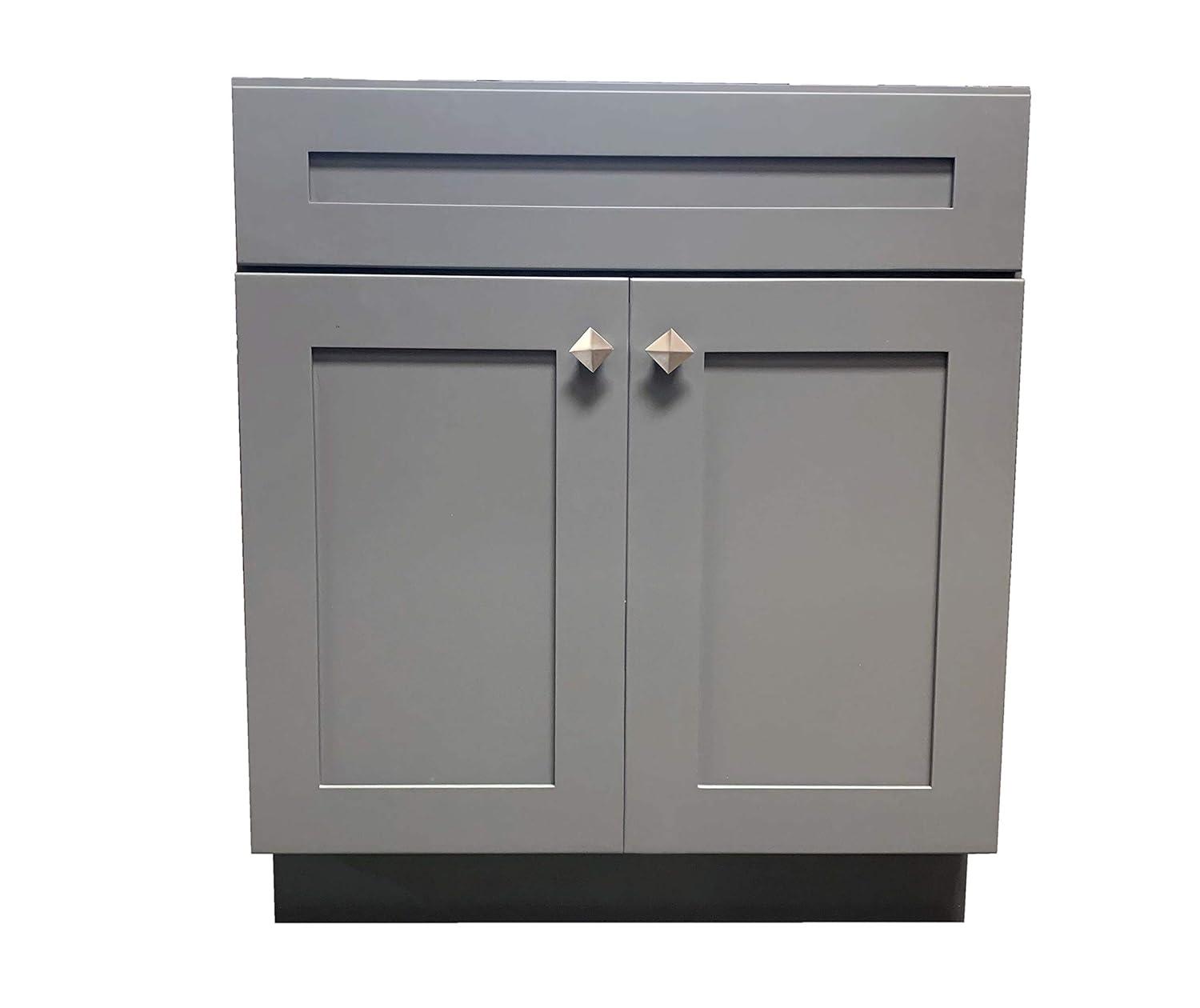 Niturra 36'' Single Bathroom Vanity Base Only in Gray