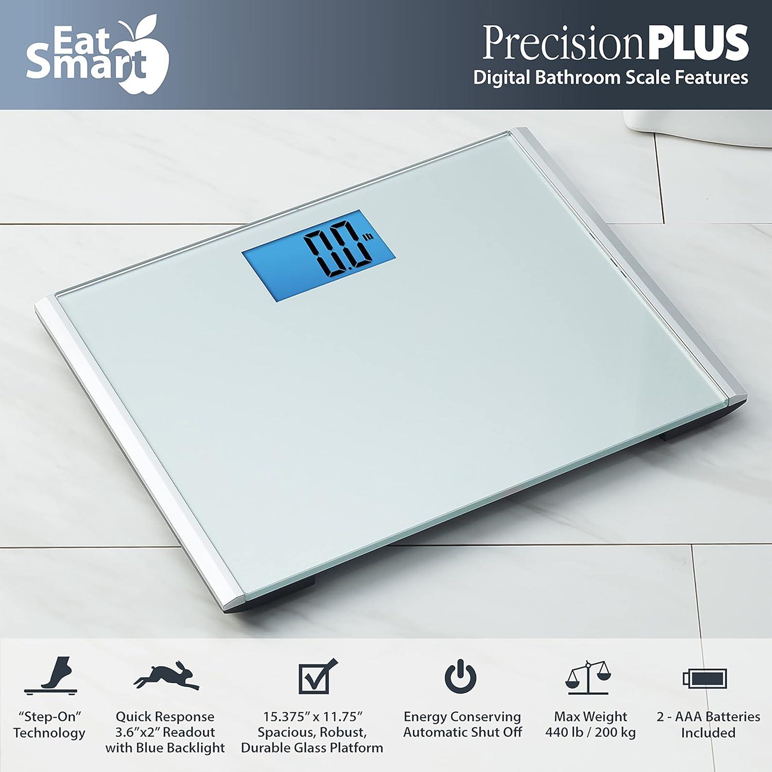 EatSmart Plus Digital 440 LB Capacity Ultra Wide Bathroom Scale