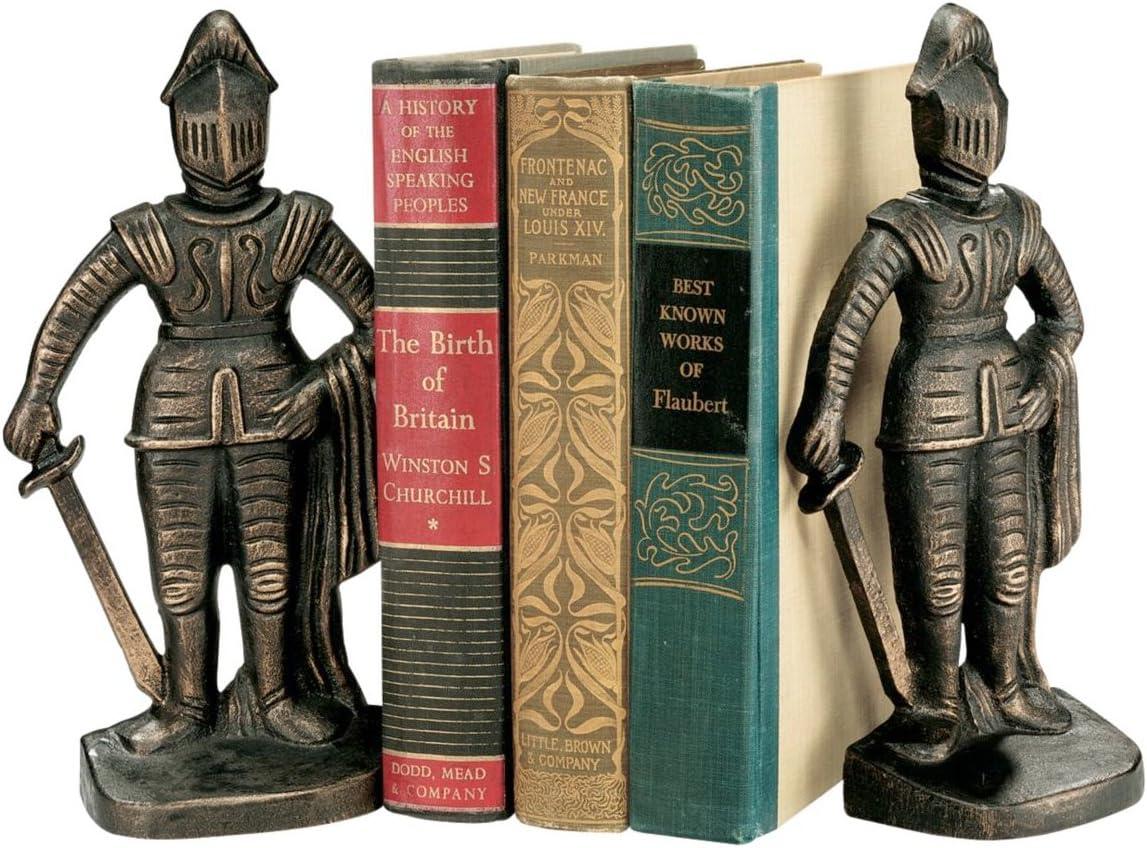 Design Toscano Medieval Knight Iron Bookends