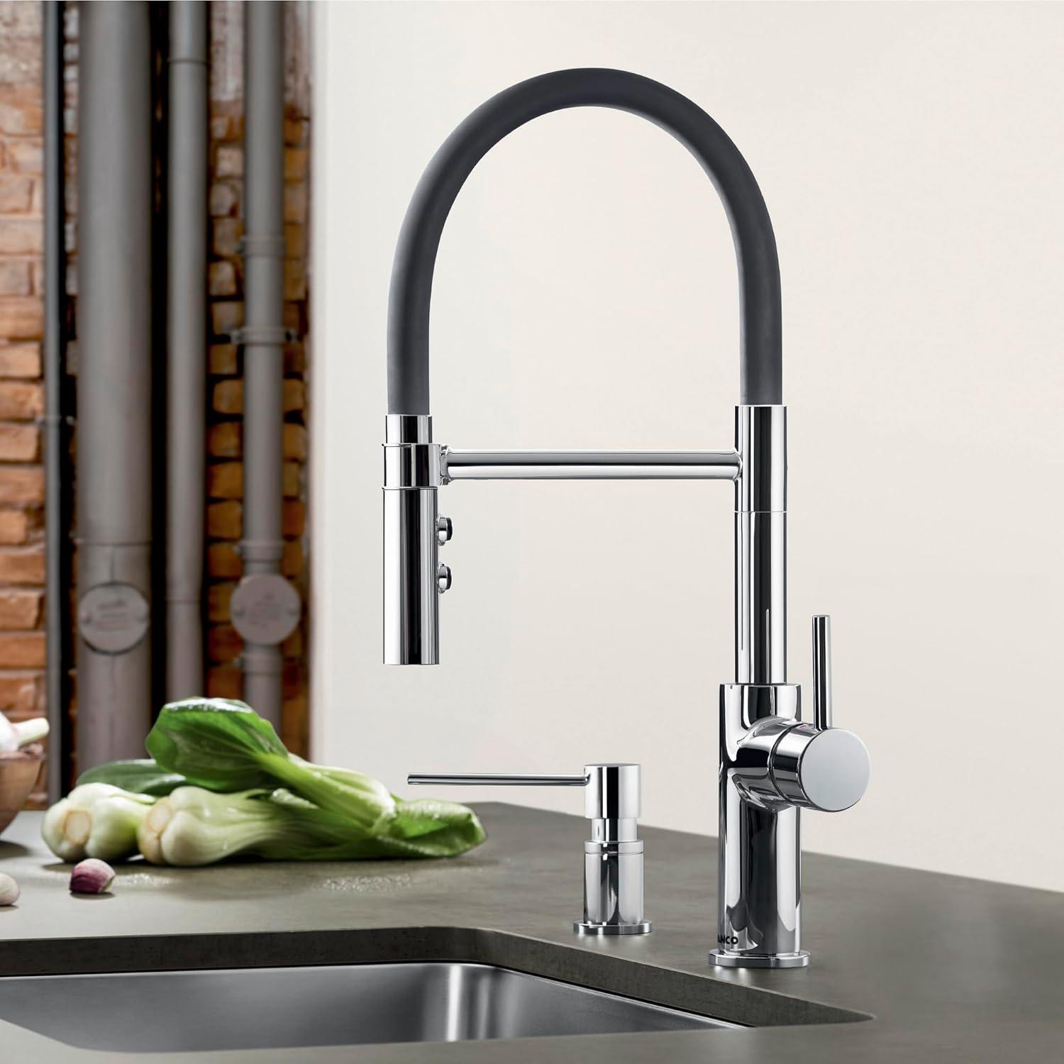 Blanco Catris Flexo Semi-Pro Pull-Down Dual-Spray Kitchen Faucet 402447