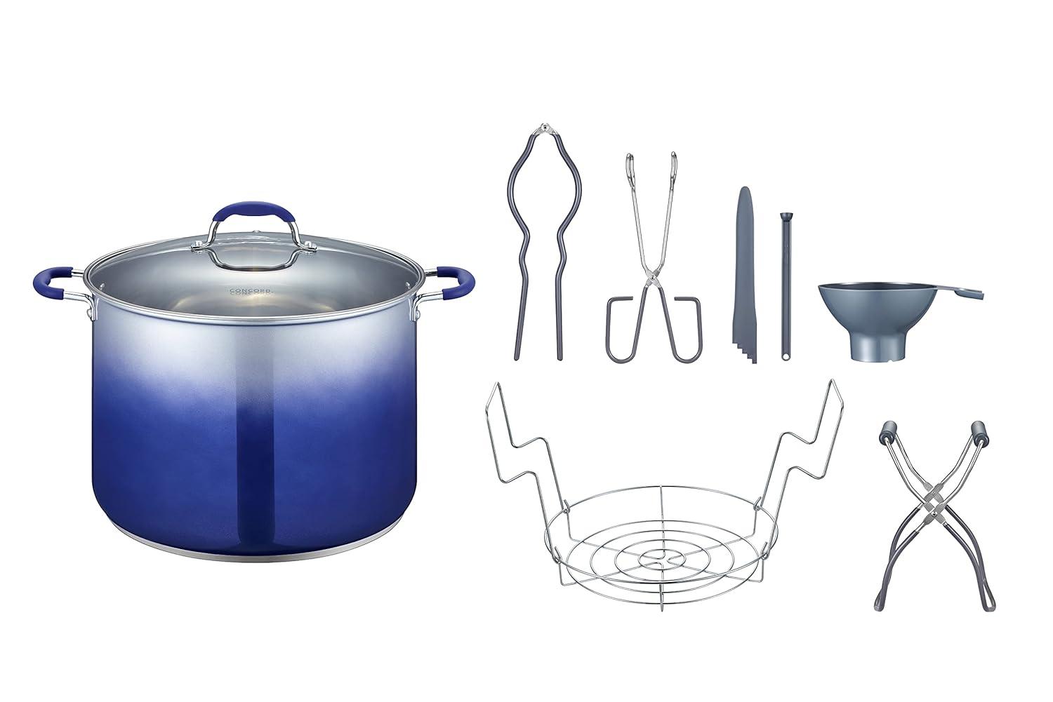 Concord Cookware Concord Cookware 20 Quarts Non-Stick Stainless Steel Stock Pot