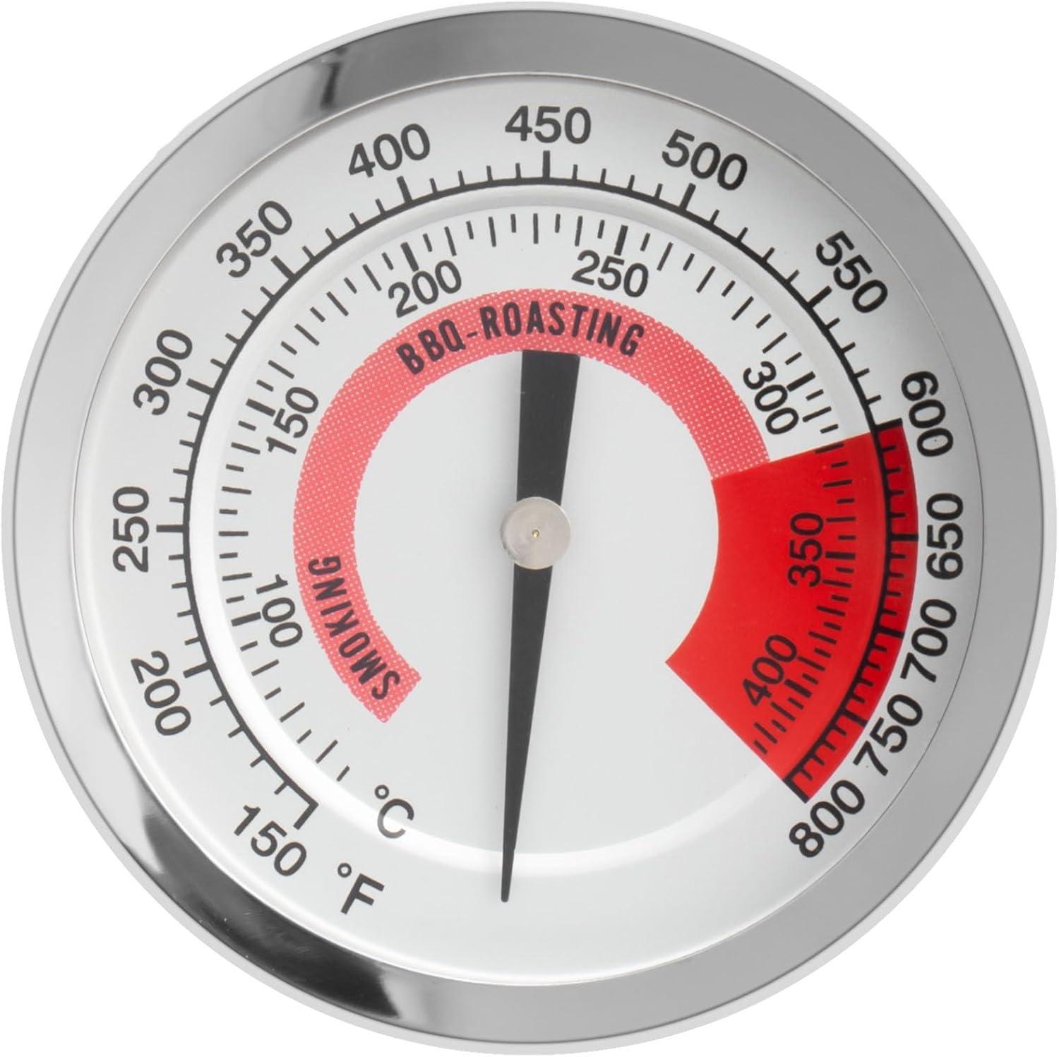 BBQ Grill Thermometer Heat Indicator Replacement Parts for Kitchenaid 720-0787D, 720-0819, 720-0745, 720-0733A, 720-0745B, 720-0826 - Compatible Barbeque Temperature Gauge Thermostat