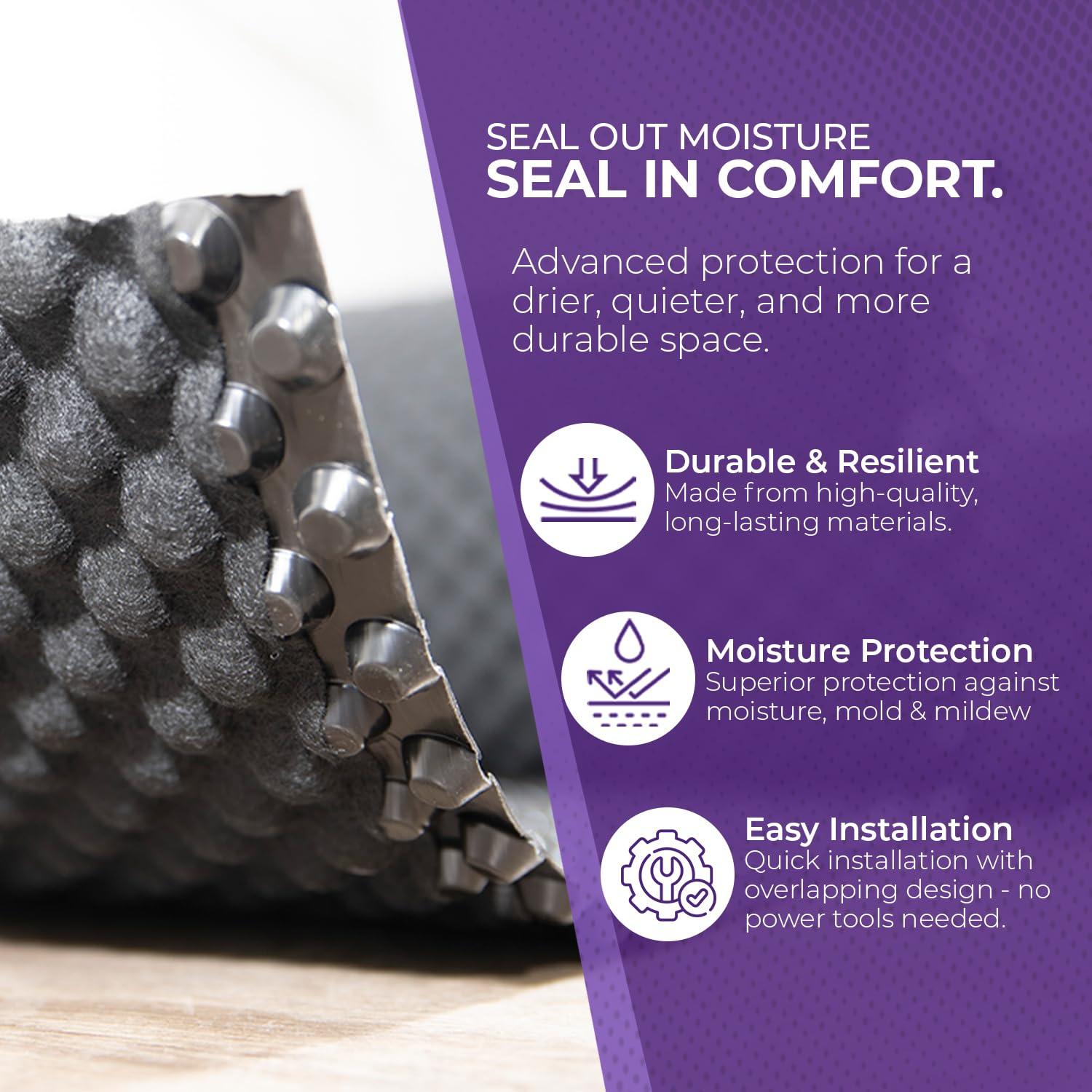 DRICORE CERTIGUARD Premium Floor Underlayment 100 Square Feet