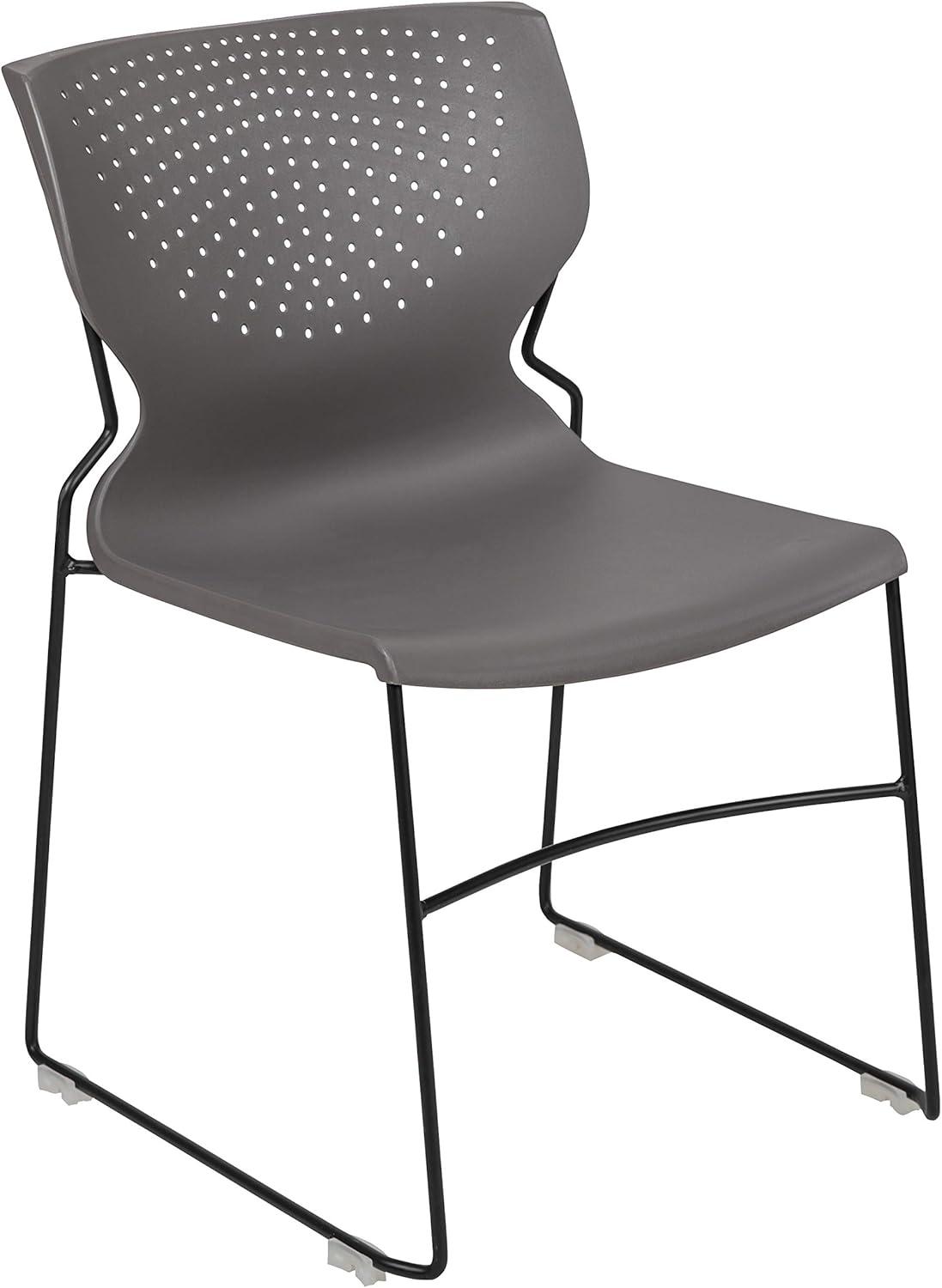 Everleigh 661 lb. Capacity Full Back Stack Chair with Powder Coated Frame