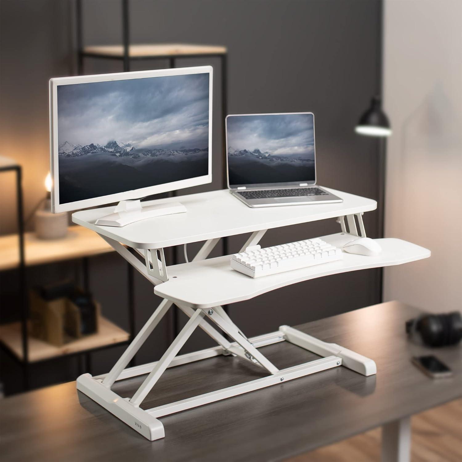 VIVO Height Adjustable Standing Desk Converter (DESK-V000K series)