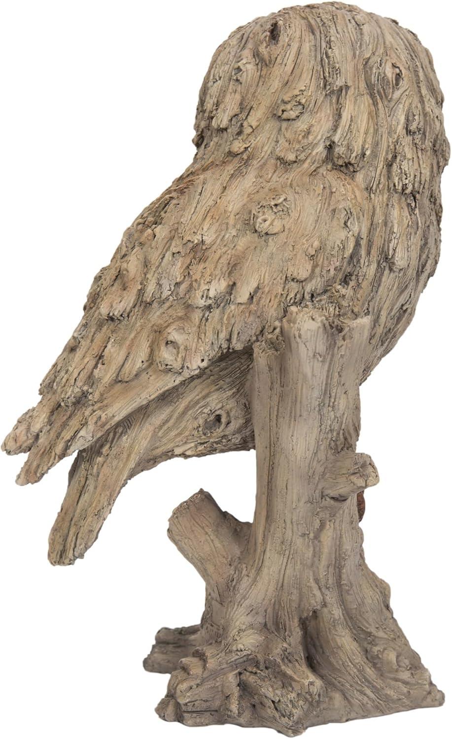 Trumpet Owl -Driftwood Look