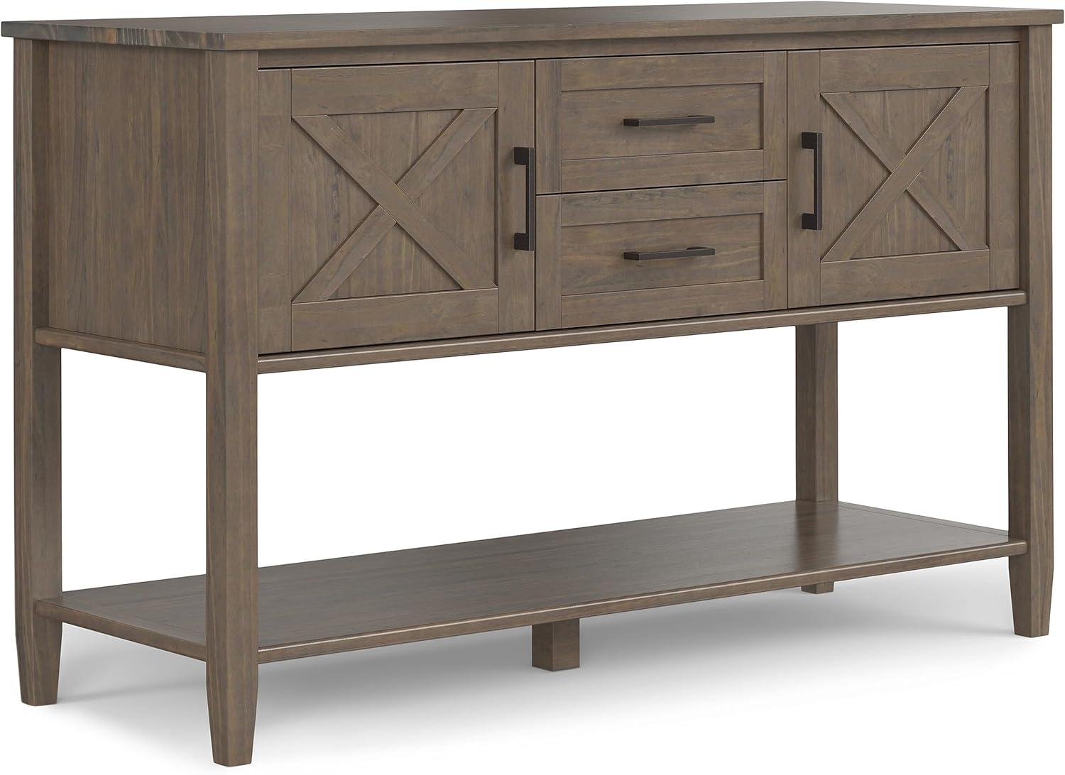 Ela 48'' Solid Wood Top Console Table