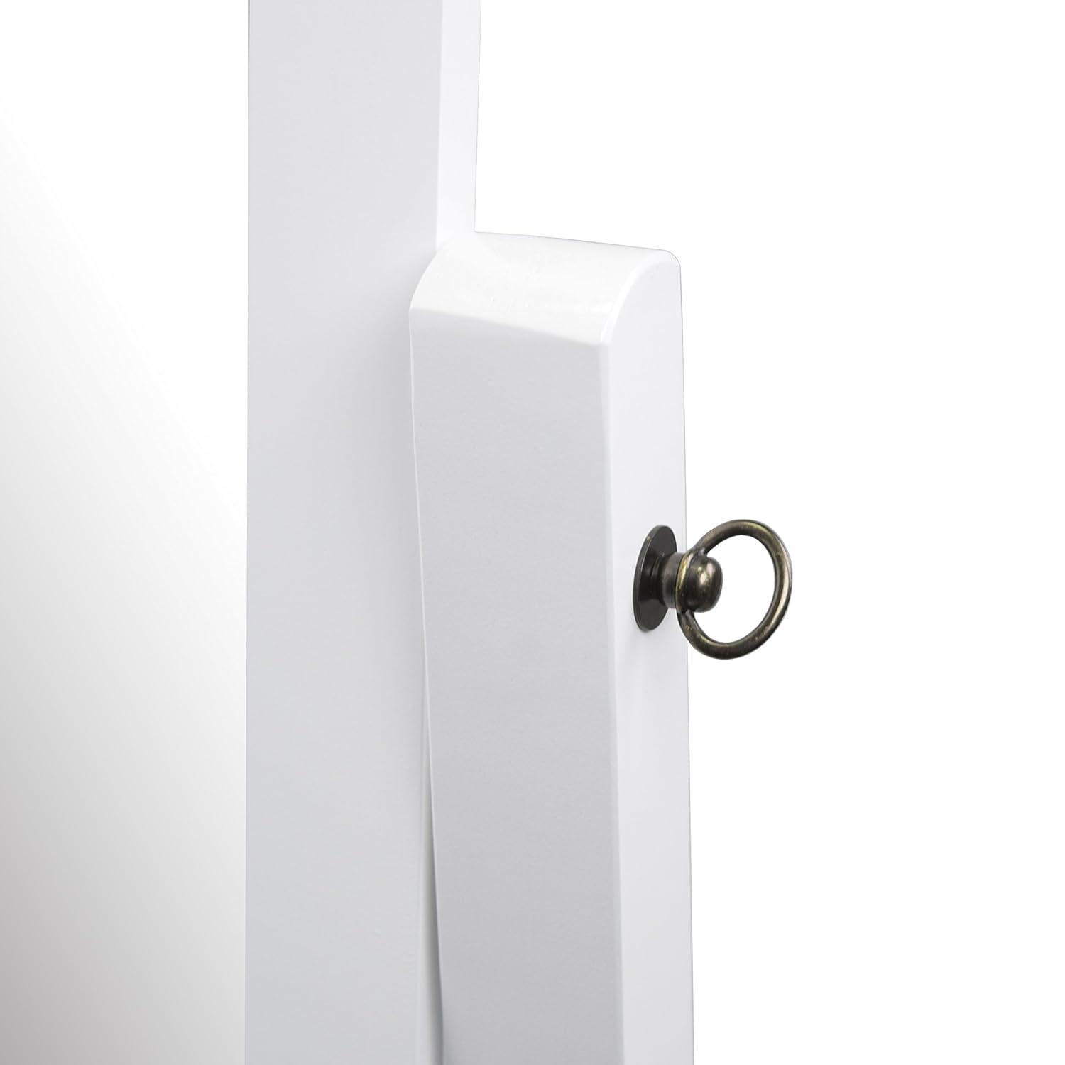 Barrington Cheval Floor Mirror - A/N White White