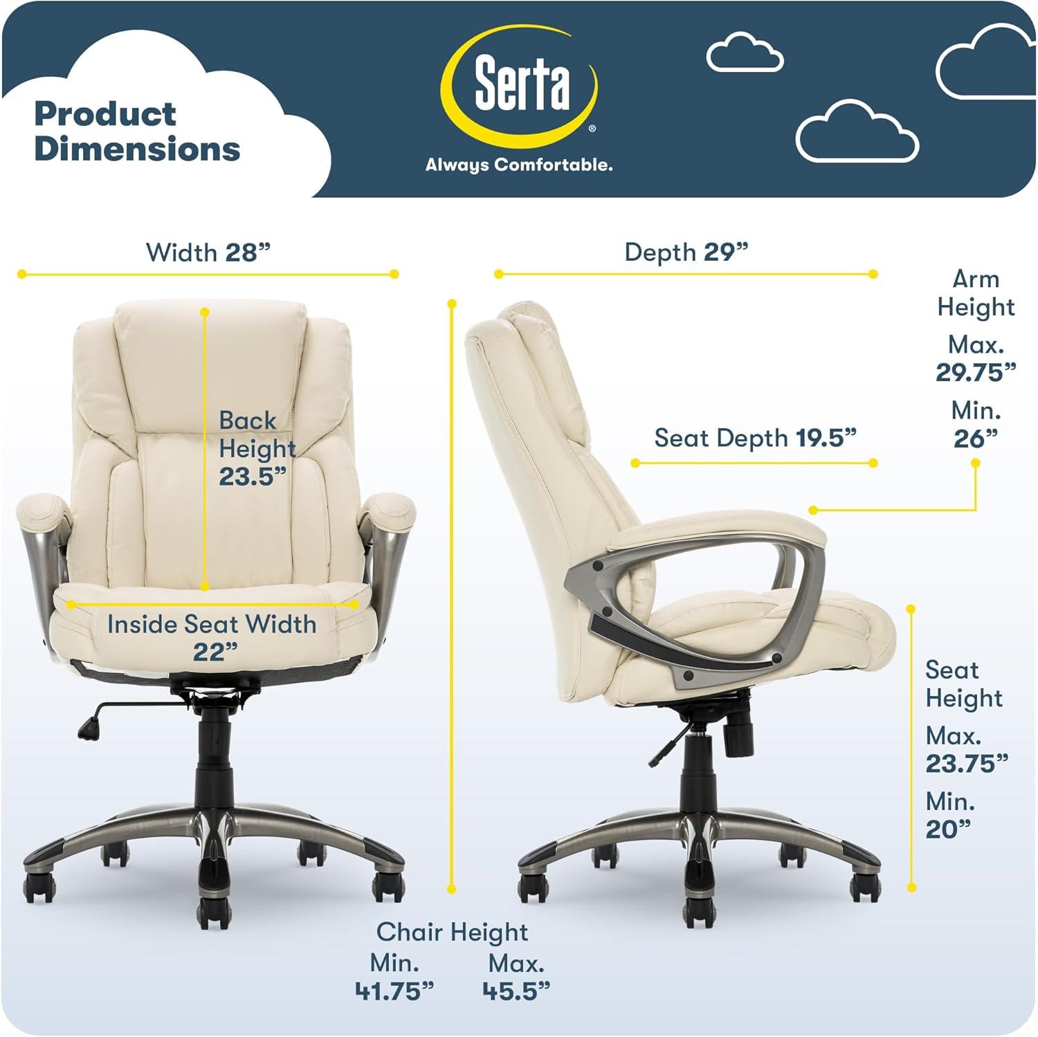 Works Executive Office Chair - Serta