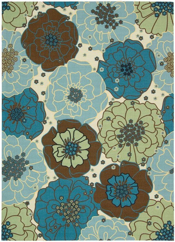 Nourison Home & Garden Oversized Flowers Indoor/outdoor Area Rug